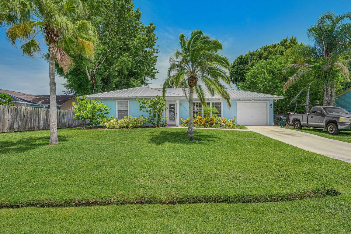 SHORT SALE BACK ON THE MARKET! Nestled in a quiet and desirable neighborhood, this meticulously maintained property offers the perfect blend of comfort and elegance. Updated kitchen with modern appliances and ample storage space. Metal Roof! Large bonus room perfect for entertaining which leads out to your very own tropical oasis, two decks, fire pit , and several cozy sitting areas. Bright and airy living room, perfect for relaxation and gatherings. BRAND NEW AC UNIT, DUCT WORK, BLACKLIGHTS AND FILTERS! New Vinyl Flooring, washer/dryer, electrical panel, toilets and more! Close to beaches, shopping and the interstate. Don't miss out on the opportunity to own this beautiful home in Port Saint Lucie. Schedule a showing today.
