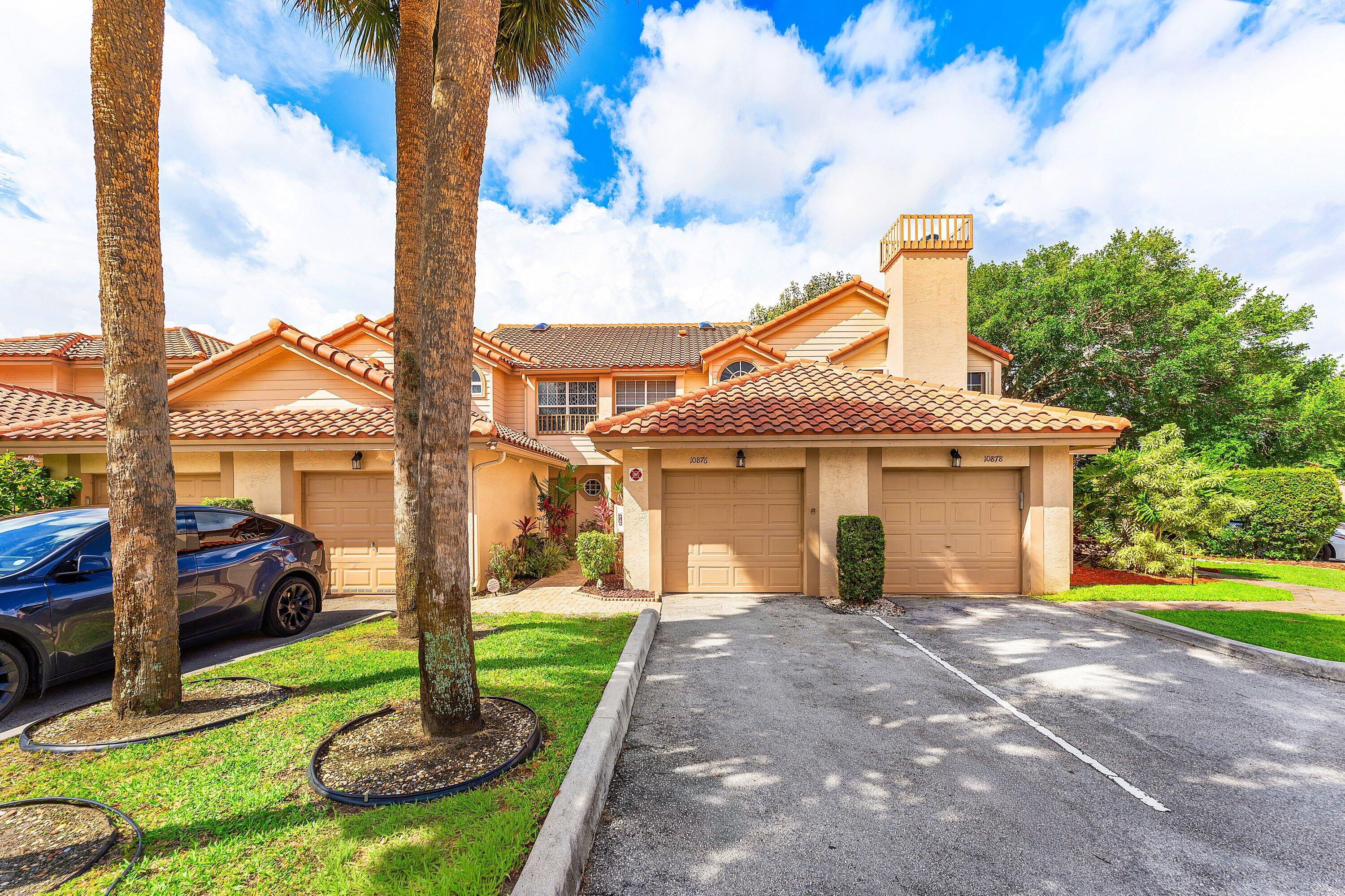 Experience refined South Florida living in this beautifully appointed 2 bdr 2 ba townhome in the heart of Coral Springs! Impecabbly maintained with true pride of ownership, this pristine home offers a bright inviting layout designed for both comfort and style, featuring a remodeled kitchen with modern finishes.  Enjoy traquil waterfront views and a resort style community pool, all within a warm and welcoming community known for its friendly neighbors and peaceful atmosphere.  Benefiting from easy access to major highways for effortless commuting Cypress Glen Townhomes is Ideally situated within walking distance to A rated schools, upscale shopping, fine dining, and local houses of worship. This excpetional property combines elegance, convenience and an outstanding lifestyle.