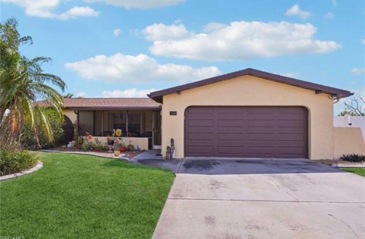 Welcome to this charming 3-bedroom, 2-bathroom single-family residence located in Cape Coral, FL. Offering 1,260 square feet of above-grade finished living space on one convenient story, this home provides comfortable, efficient living. The floor plan accommodates three bedrooms and two full bathrooms, making it practical for various lifestyle needs. A single-car garage adds functional convenience for vehicle storage and protection. This straightforward, well-organized home is ready for you to make it your own in the vibrant Cape Coral community.