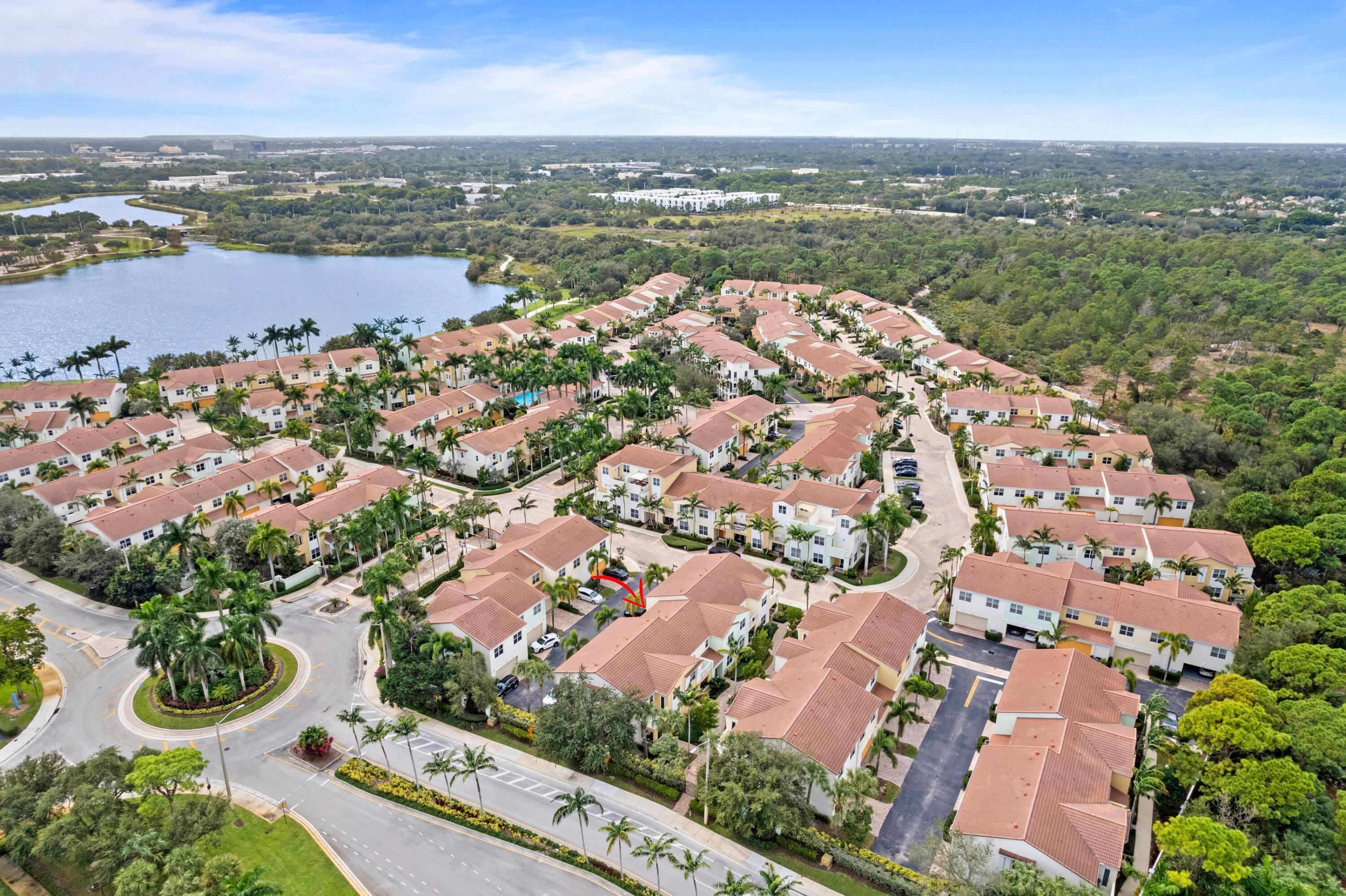 WOW! 2-Story Townhouse in East Boca's Resort-Like Gated Community of Centra! Breathtaking Water Views, Walking/Jogging Paths! Private Clubhouse, Fitness Center, Large Pool, Jacuzzi Spa, Sun Deck & Playground! Bright Open Floor Plan 3 BR l 2.5 BA l Vaulted Ceilings & Recessed Lighting. Eat-In Kitchen, Wood Cabinets, Kitchen Island, S/S Appliances, Granite Countertops & Pantry. Large Master Bedroom, Walk-In Closet, Ensuite with Dual Sink Vanity, Custom Glass Shower. 2-Car GA l Hurricane Impact Door & Extra Storage. Tons of Guest Parking. Minutes to Beach, FAU, Downtown Mizner Park & Delray Beach Atlantic Avenue! Best A+ Rated Schools! Present All Offers.
