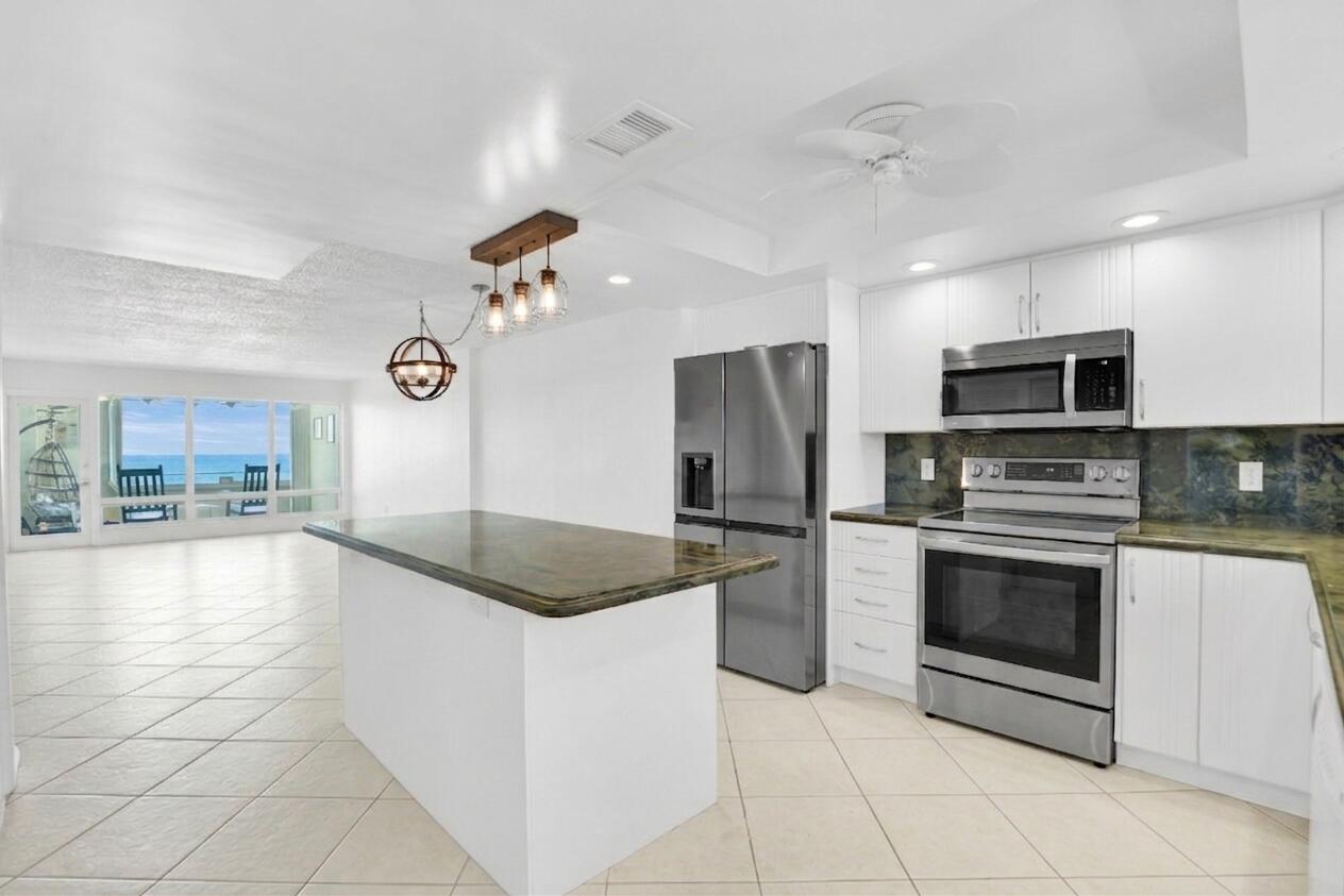 THIS IS A CO-OP. You won't find a better priced 3 -bedroom 3-bathroom with direct ocean views from almost every angle! Unit 304 offers the largest floor plan (very large bedrooms with ensuite baths + large kitchen with green marble countertops + additional storage room + underground parking) plus a XXL wrap-around balcony. Enjoy the brand new Cabana Deck with new pool area and outdoor kitchen. Crane Crest is a boutique Co-Op in the heart of Lauderdale-By-The-Sea. The building has passed its milestone & SIRS inspection and has been fully modernized, reserves are fully funded. No rentals (ever) & no washer and dryer inside the unit (each floor has their own laundry room). Land lease until 2063 (can buy-out or​​‌​​​​‌​‌​​​‌‌​​​‌‌‌​​‌​​‌‌​​​​ extend)