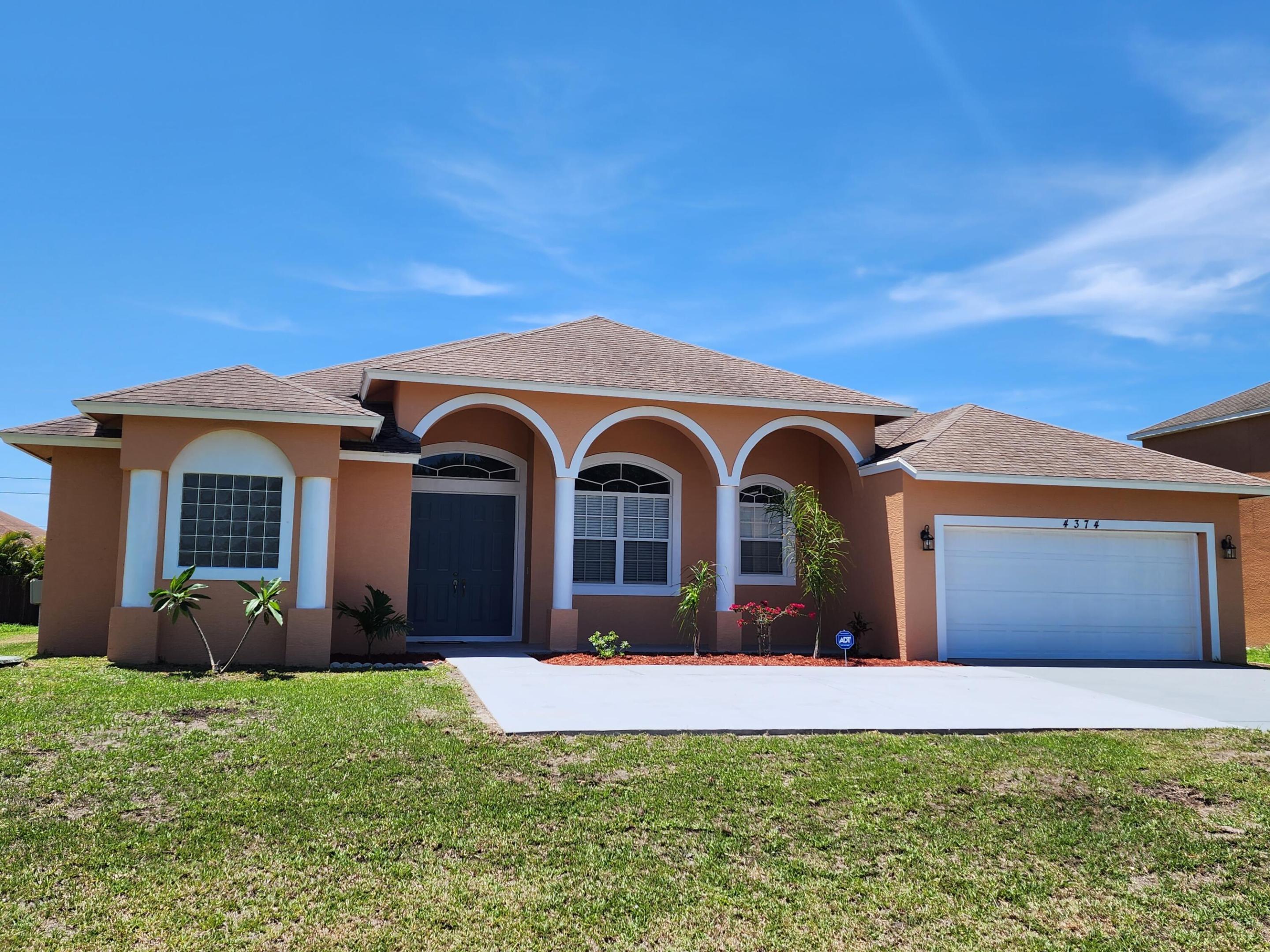 Spacious 4 BR 3 BA 2 CG in western PSL. First Last and Security required. Washer and Dryer included but not warranted.