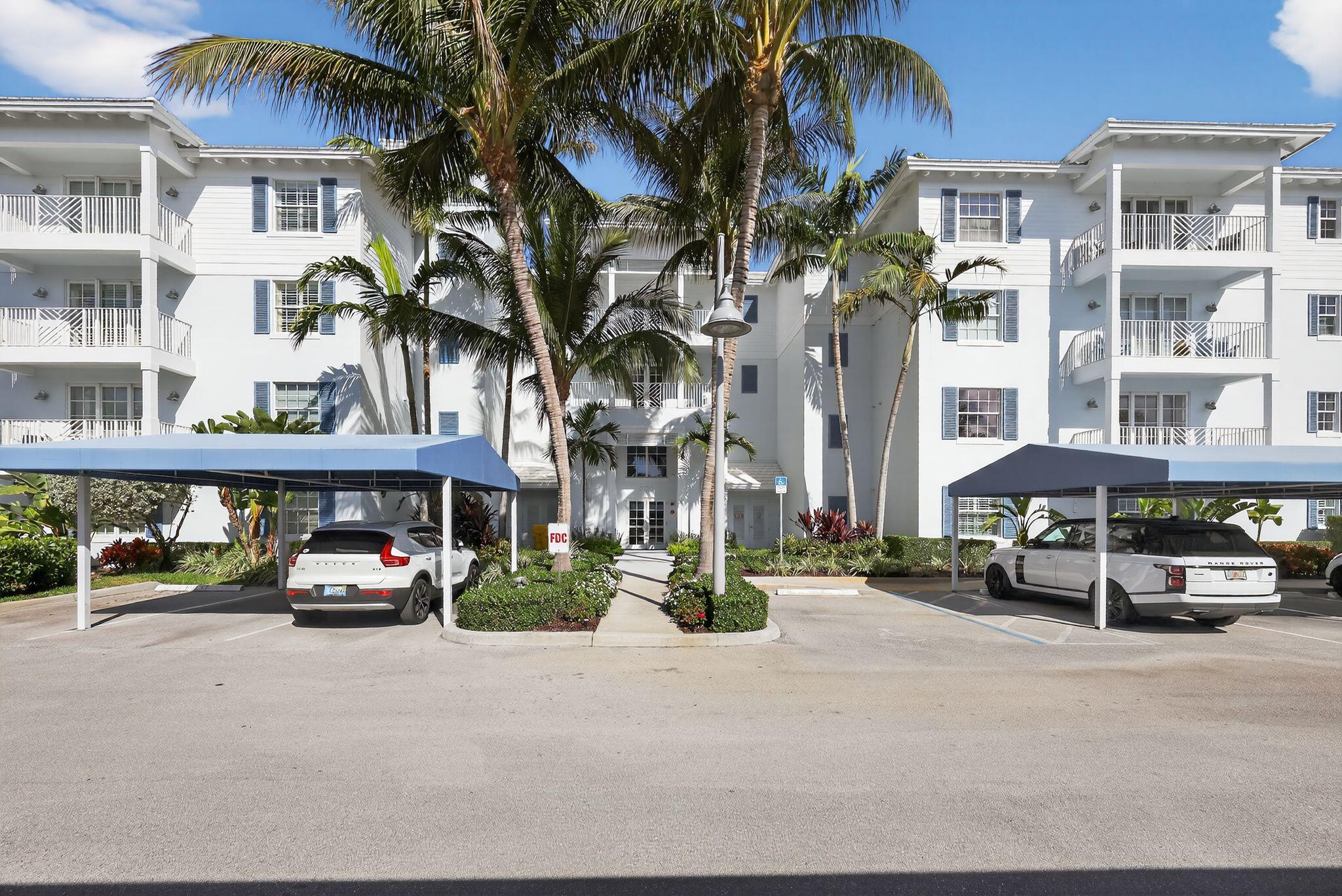Motivated Seller offering up to 3 months concessions towards HOA fees! Intracoastal, resort living at Bay Colony in Juno Beach.  Impeccable home with 2 bedrooms, each with walk-in closets,  2 full baths, 2 more additional oversized closets and a dedicated  laundry room with amply cabinet storage. Shows like a model with furnishings  negotiable. This spacious floor plan has 9' ceilings, offers a beautiful living area  opened to a well-appointed kitchen with high-end appliances, extended cabinetry,  and new quartz countertops. Upgrades include custom lighting, plank flooring,  and plush bedroom carpets. The primary suite has a spa-inspired bath  including separate vanities, a soaking tub and shower with built-in glass  door. For outside enjoyment, lush plantings surround a walkout deck.   The community is meticulously maintained and offers a private Marina  with views of the Intracoastal. Boat slips are available for purchase.  The unmatched resort-style amenities are like being on a permanent vacation.  On sight recreation includes tennis and pickle-ball courts, bocce ball, and fitness center.  A gorgeous resort-style pool, fire pit with outdoor seating, dedicated barbecue area and  club house provide ample social spaces. Prime location, centrally located minutes away  from pristine beaches, world-class golf, and the luxury dining and shopping of Palm Beach Gardens.