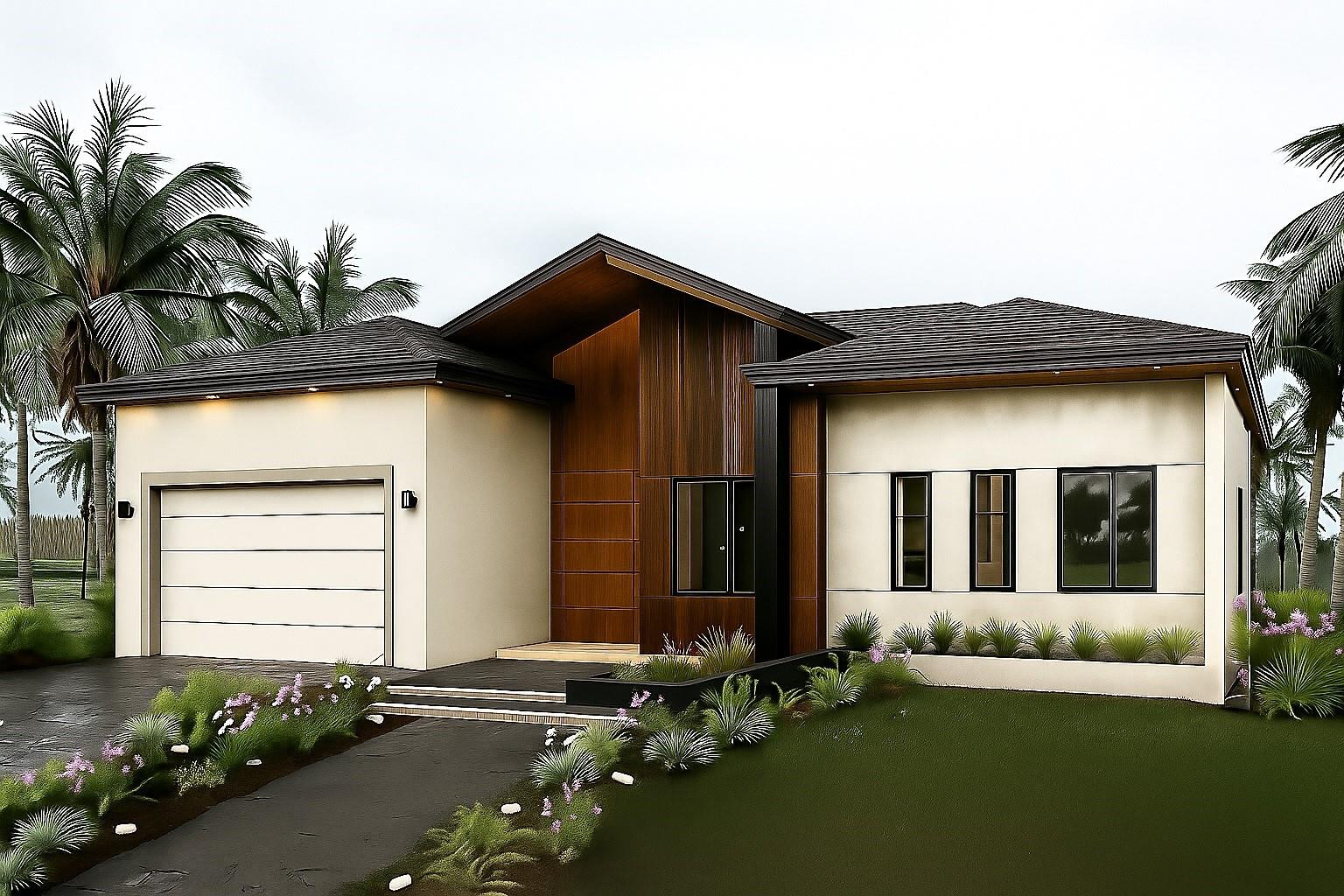 Under Construction. Brand new concrete block single-family home featuring 5 spacious bedrooms and 3 full baths. Designed for versatility and comfort, the open-concept layout connects the kitchen, dining, and living areas seamlessly. Impact-resistant windows and doors, central air conditioning, and electric heating deliver safety and efficiency. Set on a 10,000 sq ft lot with mature native landscaping and a covered lanai for outdoor living. Flood zone AE compliant, tile flooring, municipal water/sewer services, and no HOA! Ideal for primary residence or investment. Estimated completion: October 15, 2025.