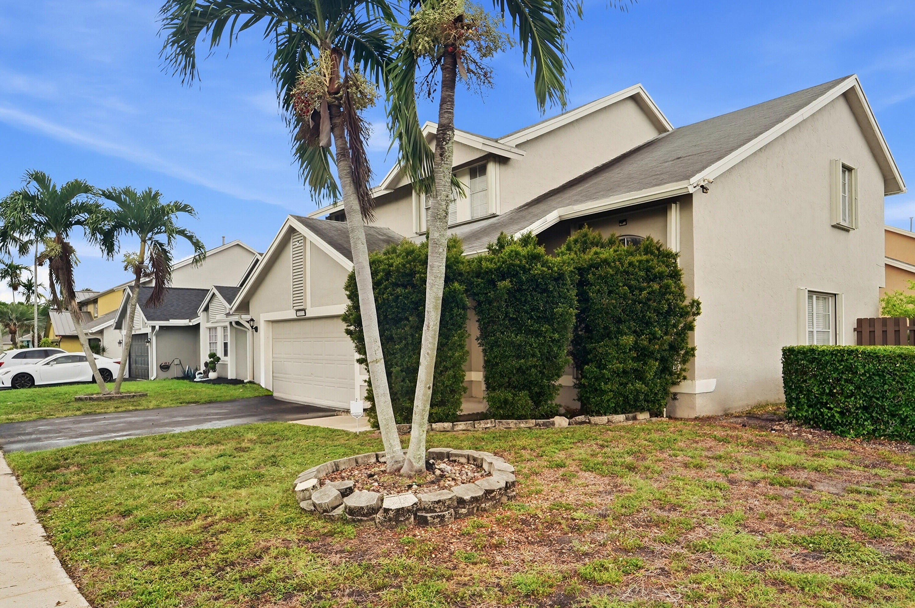 Charming 4 Bed, 2.5 Bath Pool Home on Corner Lot in Sawgrass Estates. New Roof being Installed. Updated kitchen with Granite Countertops, wood cabinetry, and gas range. Gas dryer and water heater. All bathrooms are updated. Porcelain tile in kitchen and family room. Vinyl Plank flooring throughout most of the house with Porcelain tile in the kitchen and family room. 4th Bedroom is currently an open loft (with closet and window).  Primary bedroom has walk-in closet and ensuite bathroom with big shower.  Accordion shutters.  Concrete Patio with in ground pool.  Fenced yard with wrap around yard.