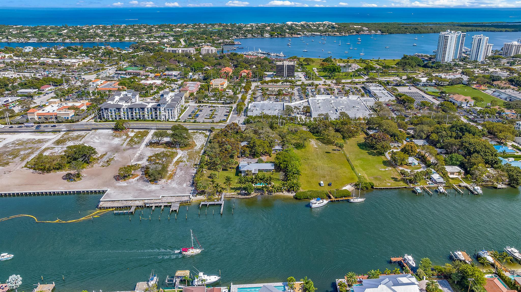 Incredible development opportunity at Ellison Wilson just south of PGA Blvd. Over 2.4 Acres located directly adjacent to the new Ritz
Carlton Residences Palm Beach Gardens. Property has more than 240 feet of waterfront along the intracoastal waterway. Structures on property subject to Demolition/Teardown.