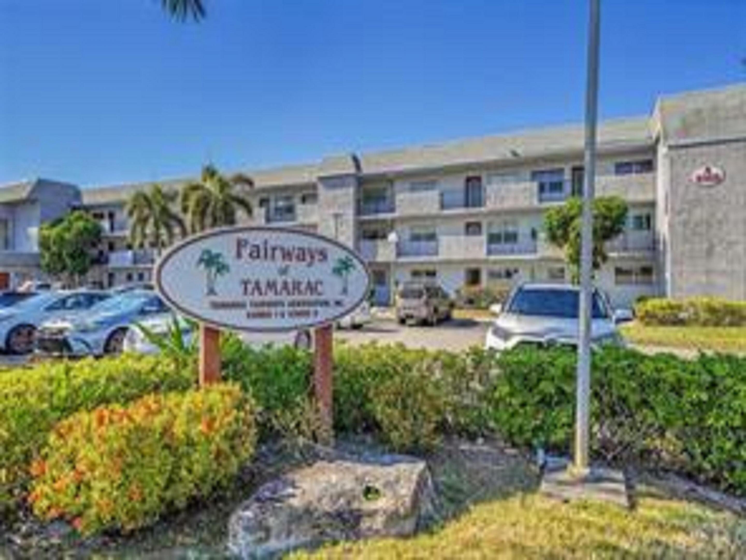 Beautifully maintained 2/2 condo with stunning golf course and water views. Storm impact windows, enclosed secured panels on the balcony, modern kitchen, and master bathroom. Tile floors run through the main living area and rear bedroom, with cozy carpet in the guest bedroom; washer/dryer in-unit; additional exterior storage; low maintenance fees. Relax by the community pool, Ideal location, close to bus routes, shopping, dining, the library, community center, and major highways. The association asks for at least a minimum of 700-credit score and one year of maintenance fees paid upfront, to be applied toward your first year. Make this your home today.
