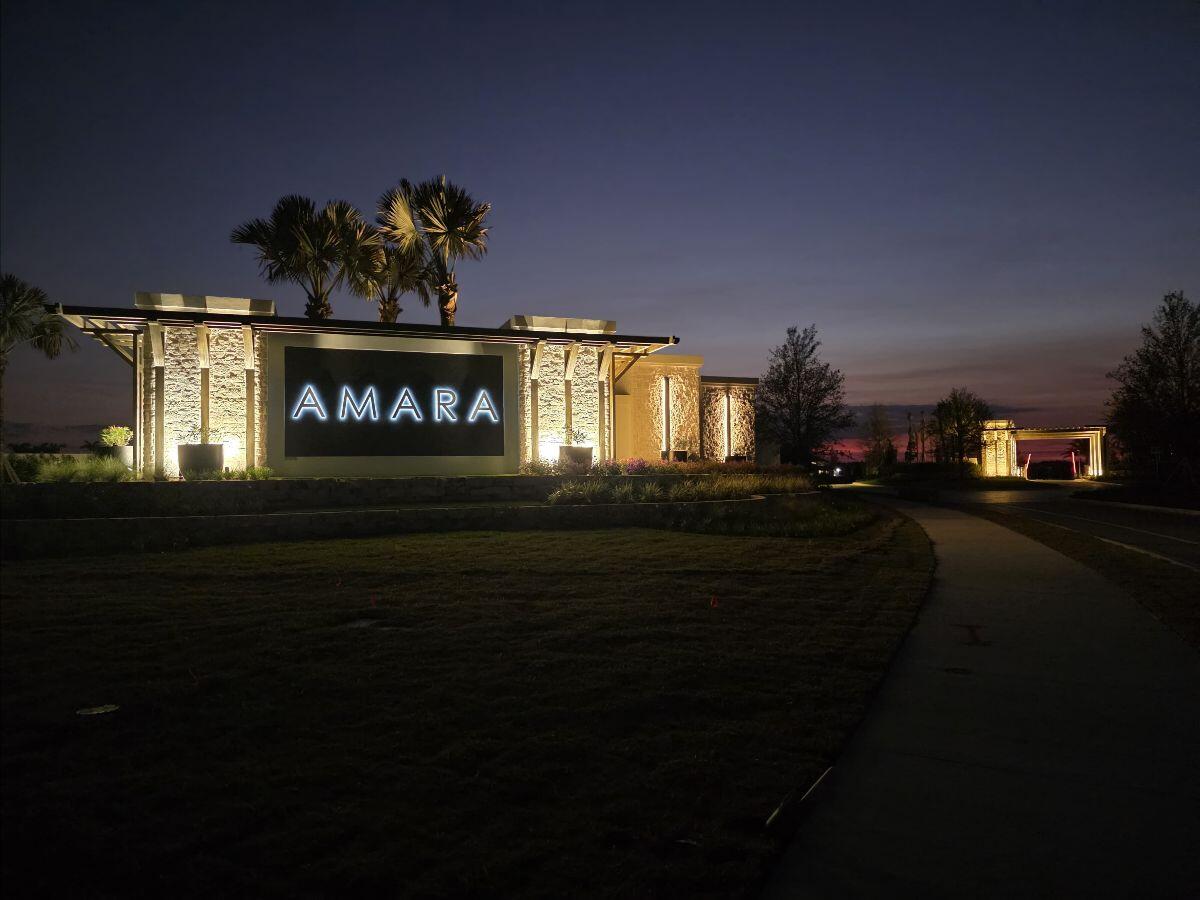 Brand-new construction opportunity in the highly sought-after Amara community! Situated on premium Lake Lot 20, this beautifully designed Regalia model offers stunning water views and elegant single-story living with 3 bedrooms, 3 baths, a den/flex space, and a spacious 3-car garage, 145k in options, plus lot. Thoughtfully designed with an open-concept layout, expansive great room, gourmet kitchen with oversized island, café dining area, and a luxurious owner's suite overlooking the lake. This home is currently under construction with estimated completion in August 2026, giving buyers the rare opportunity to secure a new home without the lengthy build process. Built by DiVosta with quality craftsmanship and backed by a transferable 10-year limited structural warranty.
