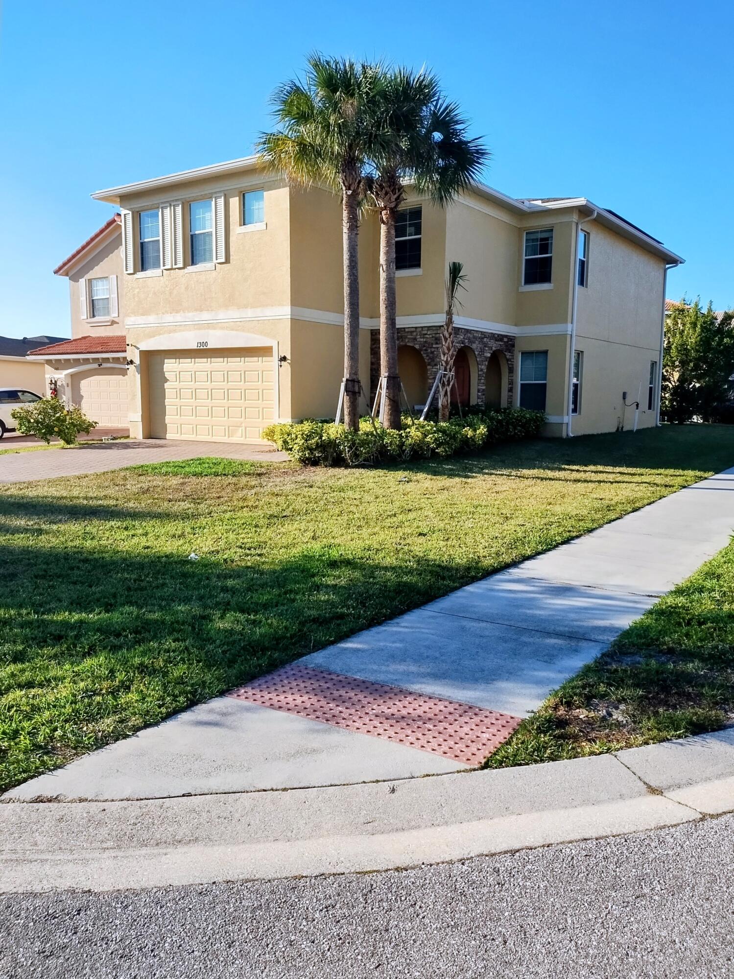 Welcome to this beautifully maintained 4-bedroom, 2.5-bath home located in the desirable gated community of Vizcaya Falls. Built in 2019, this spacious residence offers over 2,500 square feet of living space with a functional open-concept layout, perfect for both everyday living and entertaining.The home features impact windows, energy-efficient upgrades, and a modern kitchen with ample cabinetry and counter space. The generously sized bedrooms and versatile living areas provide comfort and flexibility for any lifestyle. Enjoy the privacy of a corner lot along with access to resort-style community amenities, including a pool, clubhouse, fitness center, and tennis courts. Seller is offering toward buyer's closing costs ! In addition, the seller will pay off the existing solar system at closing (approximately $32,000 value), allowing the new owner to benefit from energy efficiency with no additional loan or lease obligations