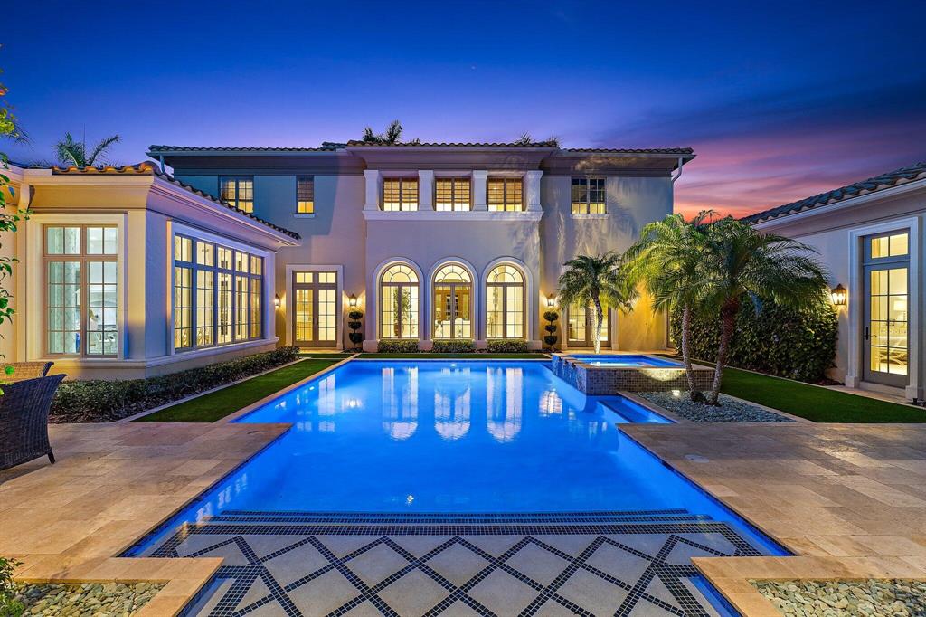 This signature custom home was designed by Affiniti Architects, and built by Marty Hasey with the highest quality of materials and craftsmanship.  Light and bright, with floor to ceiling impact glass in many areas, this home site on a .53 acre lot with amazing views and outdoor entertainment areas.  Enjoy the pool, spa, firepit, outdoor entertainment area, BBQ with summer kitchen, and expansive lawn.  The flow of the main living areas is ideal with the Master Suite and Den/Club Room on one side of the 1st Floor, and a Guest Suite and the Kitchen/Breakfast/Family Room/ and Formal Dining on the other side of the main floor.  The 2nd Floor has a large loft area and two large Guest Suites.