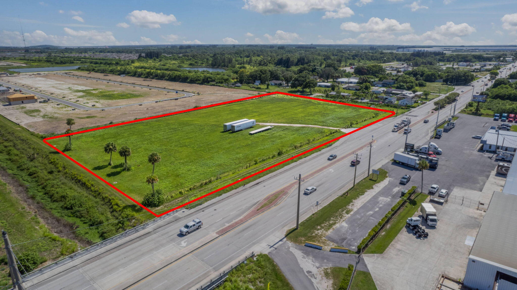 Discover an exceptional opportunity for General Commercial, and Light Industrial. Zoned Commercial General, this versatile space is perfectly positioned in the sought-after Port St. Lucie area, offering a strategic and dynamic location for commercial ventures. With its prime zoning and favorable location, this property provides a strong foundation for a wide range of light Industrial-oriented endeavors. Investors will appreciate its potential for customization and adaptation to various Commercial concepts, making it a compelling choice for those seeking to establish or expand their presence in this bustling commercial hub that joins the Transportation Corridor of I-95 with the Downtown area of Ft. Pierce. Nestled in the vibrant Port St. Lucie market, the location offers an exciting array of amenities and attractions for prospective office investors. The area boasts easy access to major transportation arteries and is surrounded by a thriving business community. Nearby, investors will find the St. Lucie County International Airport, the lively downtown district, and beautiful Fort Pierce Inlet State Park. The property's proximity to a variety of dining, shopping, and recreational options makes it an ideal choice for Commercial General and office building investment opportunities, promising a dynamic and convenient setting for business and Industrial Development.