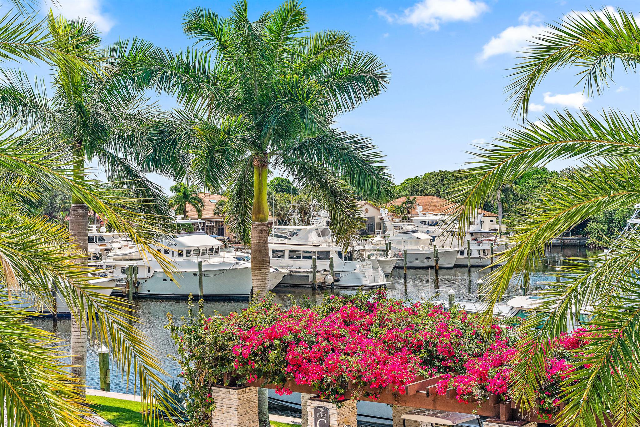 Move in for season. Built in 2018 Azure offers the finest of full concierge services from a boutique community. Enjoy sunrise & sunsets from the nearly 3,000 sqft wrap around balcony with direct marina views just moments from intracoastal & Juno's turquise blue water sandy beaches. Unpack your bags & step from your privately keyed elevator to an open floor plan with natural sunlight & panoramic views from nearly every room. This 4 bedroom en-suite home offers his/hers  baths, secondary suite, 3 indoor parking spaces with electric options. First class amenities just minutes from Palm Beach & Jupiter Island. Concierge offers 24/7 manned gate & security, fitness centers, lap/heated pool/spa, sauna, private climate-controlled wine room & storage, putting green, wtih potential boat slip.