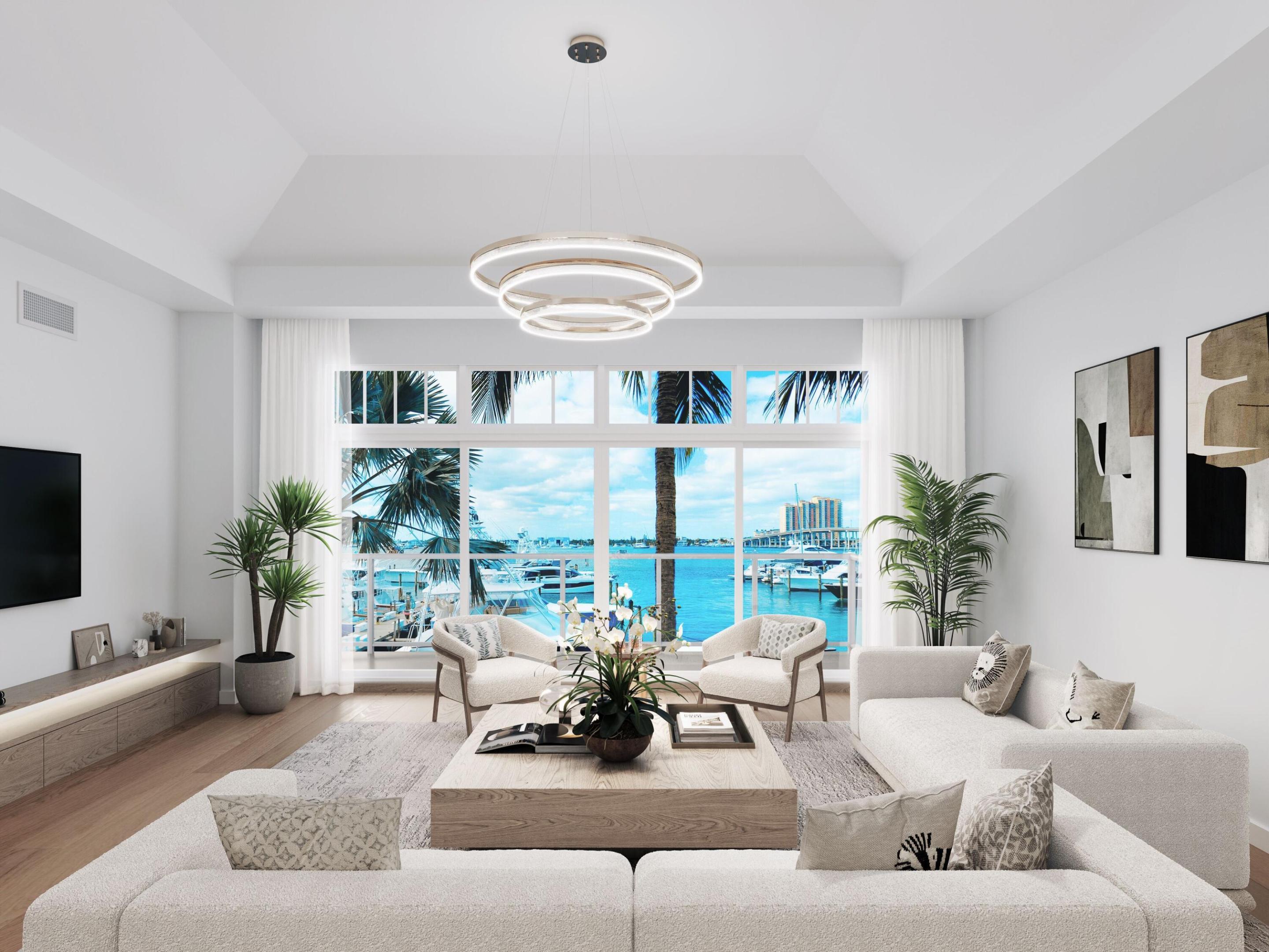 THE ULTIMATE water views and MARINA VANTAGE. Residence 2-302 is the premier "C" Plan specifically curated for the direct, front-row water views of the private marina and Intracoastal and occupying the coveted "penthouse" top-floor. This spacious 2,606sf 3-bedroom, 3.5-bathroom residence offers a seamless resort lifestyle with soaring ceilings and elevated finishes including a Wolf and Sub-Zero culinary suite, expansive living spaces and bedrooms, covered balcony over marina and Intracoastal view off of a private elevator entry and 2 garage parking spaces. Positioned as the heart of HAVN, this residence offers a direct connection to the water.   HAVN'S boutique charm lies in its unparalleled lifestyle—an intimate waterfront sanctuary of just 36 residences anchored by a 52-slip marina. Ownership here unlocks an elite advantage with priority slip positioning and a resident-only day dock, offering bridge-free access to the Palm Beach Inlet. The amenity suite is a masterclass in resort living: a chauffeured 6-passenger golf cart for beach excursions, dedicated beach valet, and a curated collection of paddleboards, kayaks, and bicycles for island exploration. Whether relaxing by the waterfront fire pit, the pool, or the outdoor kitchen, every detail is designed for effortless coastal elegance. Situated in the heart of Palm Beach Shores, you are steps from Sailfish Marina and world-class diving, yet only moments from the high-end dining and energy of Palm Beach. For the discerning boater or those seeking a turnkey seaside retreat, HAVN represents the pinnacle of South Florida's waterfront lifestyle As the primary specialist for all HAVN floorplans and inventory, I invite you to discover why this specific vantage point is the building's most strategic offering.