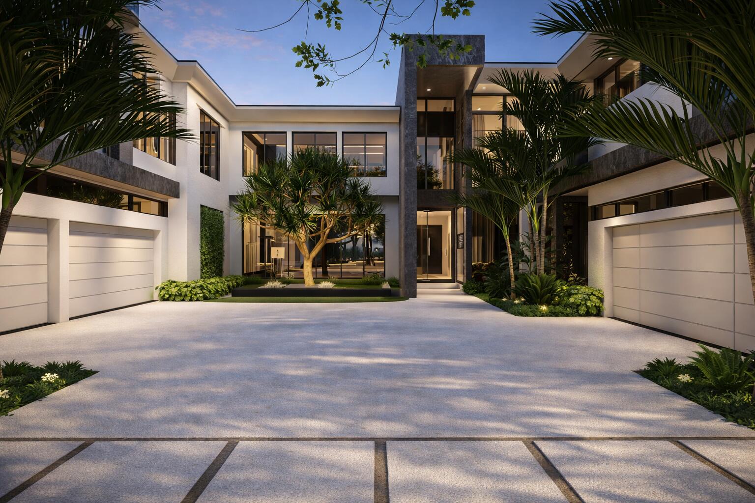 Property closed at $23,000,000 as a shell, without finished structure. Total Contract Value with construction contract : $35,000,000.  Spectacular brand-new waterfront estate, situated on a trophy waterfront lot in the exclusive Admirals Cove golf community of Jupiter, Florida. Featuring nearly 10,000 square feet of living space, including 5 main bedrooms, 7 full baths, and 2 half baths, a private office, club room, and a separate guest apartment, along with a resort-style pool and brand-new private dock with new seawall and over 300 feet of wraparound water frontage. The Admirals Cove MPOA has confirmed vessels up to 88 feet are currently permitted.  Larger vessels may be approved through the MPOA application process, and the association has indicated vessels up to approximately 115 feet may be considered, subject to MPOA approval. Brought to life by renowned celebrity interior designer, Krista Watterworth Alterman of Krista + Home, this home has been expertly designed by the current owner to meticulous detail, while giving the vibe of effortless entertaining in luxurious comfort