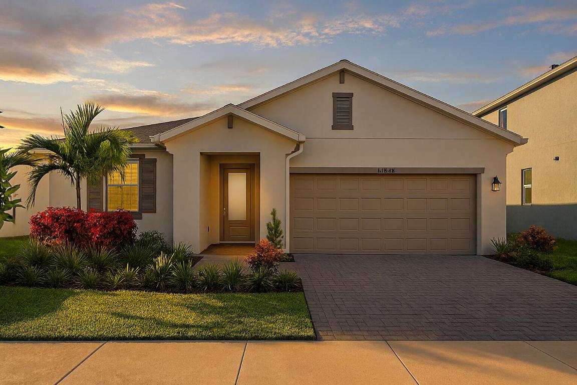 LOCATION, LOCATION, LOCATION!! Why wait months for new construction when your dream home is ready now? This fully furnished, 2024-built gem in Tradition's hottest new community comes with 3 bedrooms + office, 2 bathrooms, and impact windows throughout. Inside, enjoy bright open spaces with ceramic tile flooring, a sleek modern kitchen with quartz counter-tops and- stainless steel appliances, and stylish furniture that's included in the sale. And yes, his house is located in a A-rated school district. Step outside to shopping, dining, parks, and year-round events. With Cleveland Clinic's expansion, new schools, and exciting growth on the horizon, Tradition isn't just a place to live it's the future of Port St. Lucie. Schedule a showing today!