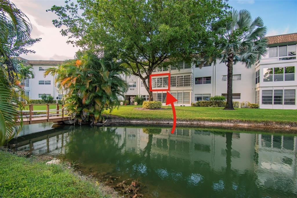 Discover your slice of paradise in this charming 1 bed, 1 bath, plus bonus room, waterfront condo. Located in the coveted Petunia Gardens building within Hawaiian Gardens, this 2nd floor unit boasts breathtaking lake views & natural daylight. The enclosed Florida room offers a versatile space perfect for a home office or bonus room. Enjoy resort-style living with lots of amenities, including 2 community pools, a clubhouse with a fitness center, billiards room, a library, and a ballroom. Stroll along the scenic walking paths and bridges that wind through the community lakes, featuring covered seating areas and barbecue grills—an entertainer's dream! Don't miss this opportunity for tranquil living in a vibrant 55+ community. HOA has reserves, and the proper insurance for conventional loans.
