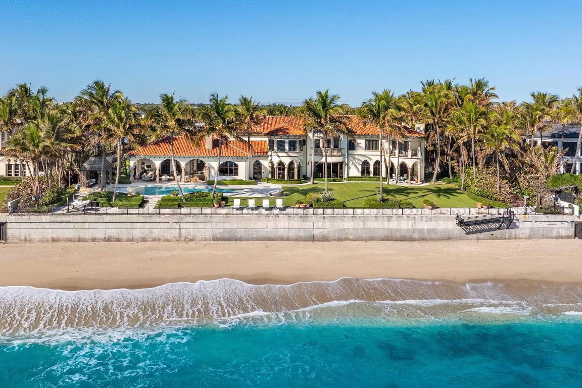 Unrivaled in scale, beauty, and prestige, this ocean-to-lake Mediterranean marvel is a one-of-one triumph of architectural elegance in the heart of Manalapan. Encompassing over 2 lush acres with an astonishing 215 feet of direct ocean frontage, this substantial compound is bar none one of the most important residences to ever become available in South Florida. Set within the ultra-private enclave of Manalapan, this palatial estate spans nearly 28,000 square feet across a grand main structure, a separate guest house, and a dedicated security house. With 9 lavish bedrooms and 16 impeccably appointed bathrooms, every inch of this property has been curated for refined living on a world-class scale. Two sparkling pools, a resurfaced tennis court, and a 6-car garage complement the home's sweeping amenities, while the overall ambiance channels the timeless romance and regal sophistication of the most storied European villas. This is not merely a home, it's a legacy, trophy residence destined to host and entertain the world's most discerning buyers.

DISCLAIMER: Information published or otherwise provided by the listing company and its representatives including but not limited to prices, measurements, square footages, lot sizes, calculations, statistics, and videos are deemed reliable but are not guaranteed and are subject to errors, omissions or changes without notice. All such information should be independently verified by any prospective purchaser or seller. Parties should perform their own due diligence to verify such information prior to a sale or listing. Listing company expressly disclaims any warranty or representation regarding such information. Prices published are either list price, sold price, and/or last asking price. The listing company participates in the Multiple Listing Service and IDX. The properties published as listed and sold are not necessarily exclusive to listing company and may be listed or have sold with other members of the Multiple Listing Service. Transactions where listing company represented both buyers and sellers are calculated as two sales. "No payments made until title passes" Some affiliations may not be applicable to certain geographic areas. If your property is currently listed with another broker, please disregard any solicitation for services. Information published or otherwise provided by seller, listing company or its representatives is deemed reliable but are not guaranteed and subject to errors, omissions, or changes without notice. Copyright 2026 by the listing company. All Rights Reserved.
