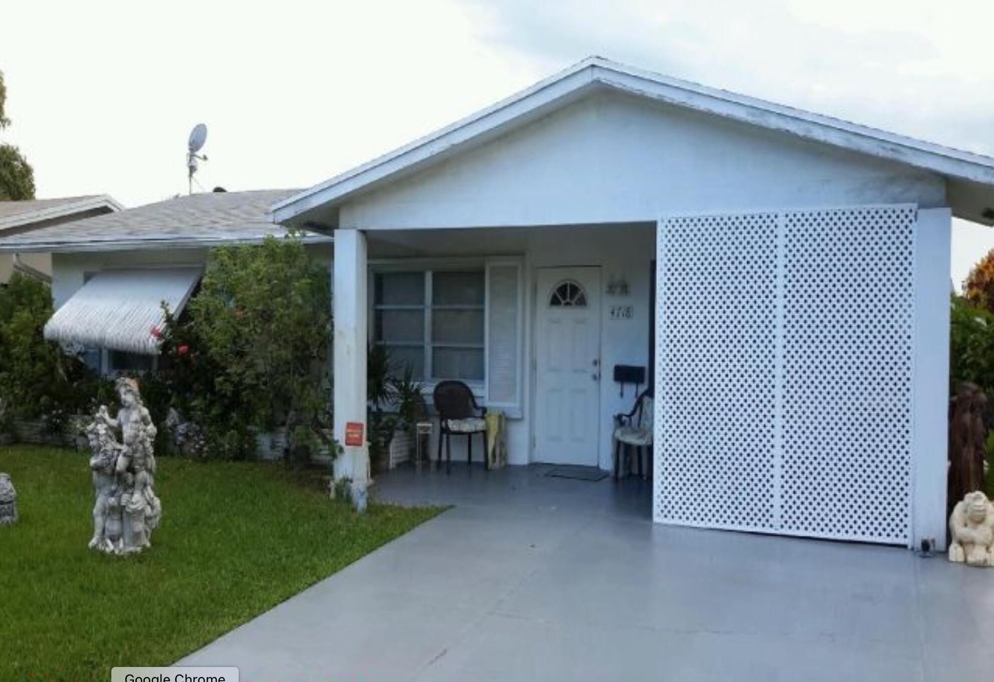 This property is located in the 55+ Community of Mainlands of Tamarac, Section 5. Priced to sell! Needs work. Being Sold AS IS. This is great opportunity to make this house your home.  Application attached.