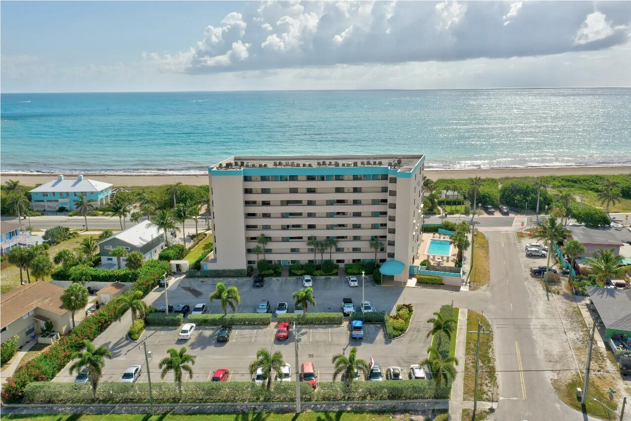 DIRECT OCEAN VIEWS! Stunning turquoise ocean views from this 6th floor 2-bedroom 2-bath furnished condo at Avalon Beach Club on beautiful South Hutchinson Island!  Tropical vibes await you the minute you step into this condo! Tastefully furnished & decorated!  Steps to the ocean & 3 blocks to the hub of island activity with the jetty park at the inlet & great restaurants, good food & entertainment! Enjoy the ultimate Florida lifestyle at this beautiful island location with 21 miles of uncrowded & unspoiled beaches and some of the best fishing on the east coast!  Short drive to downtown waterfront with city marina, boutique shoppes, restaurants, farmer's market, Sunrise Theatre, festivals & much more. A must see! Measurements approximate.