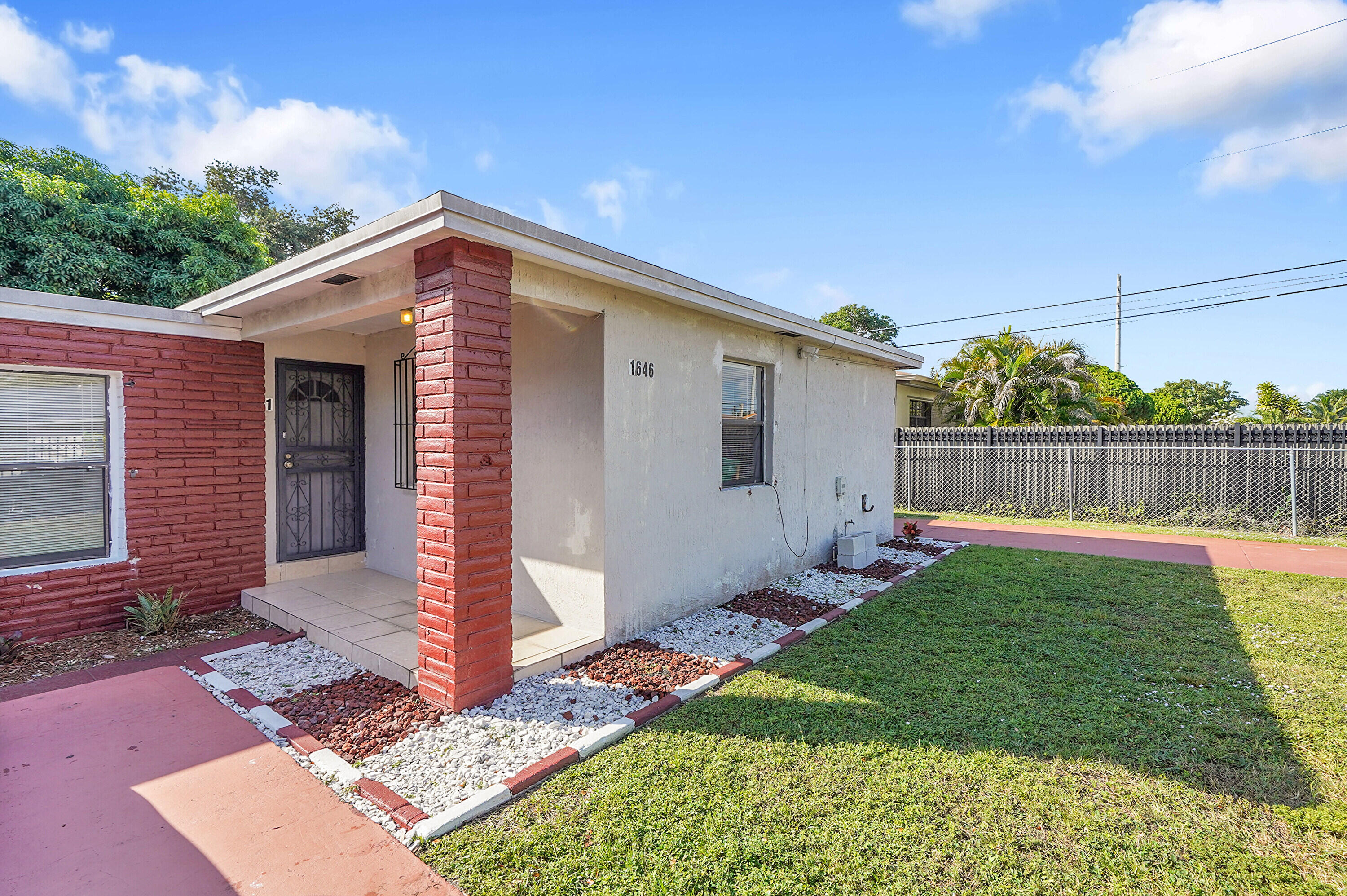 Welcome! Charming, freshly painted 2 Bed, 1 Bath Front Unit. Located minutes from Aventura, Downtown Miami, Wynwood, and Fort Lauderdale.PETS WELCOME (Up to 20 lbs)!VALUE & CONVENIENCE: Systems are new and efficient! Includes 2024 LG Washer/Dryer, Tankless Water Heater (low bills!), New Fridge, and Induction Stove/Oven. Utilities Included: Water, sewer, trash, landscaping, and pest control are ALL INCLUDED (only pay electric).Features include a large walk-in closet, new blinds, private storage shed, mango tree, and two dedicated, gated parking spaces. Independent entryways provide maximum privacy. This is turn-key, low-stress living. Fast Approval!
