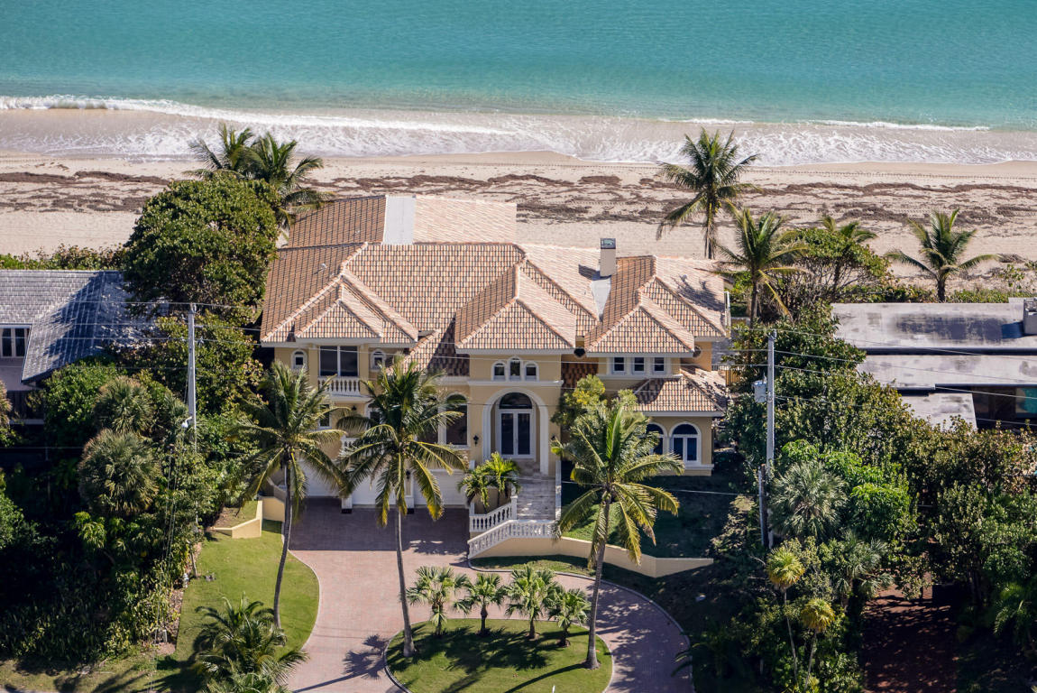 100 FT DIRECT OCEANFRONT HOME UNDER 9 MILLION DOLLARS in Highland Beach. This estate offers an abundant of light w/22ft dramatic soaring ceilings.Complemented by full length new Hurricane Impact doors & windows bringing in natural light & ocean breezes  to the interiors. Spectacular seascapes from living areas on both levels.Lar. Masterbedroom/wide vistas of unobstructed sky to ocean views of private coastline. Masterbedrm  has oversized his & her masterbath New Roof Living areas flow seamlessly to outdoor entertaining pool/spa & ocean for the ideal Florida lifestyle. This Tropical oasis is 22 ft above sea level.  Home features 5 bedrooms &5.1/2 baths. Highlights are large bright kitchen w/adjacent full ocean views from familyroom. Easy entertaining at the oceanside pool &spa. Full circular drive and surplus space for guest parking.New Roof, Paint and Landscape.T.Cudmore builder. Call to show by appointment.