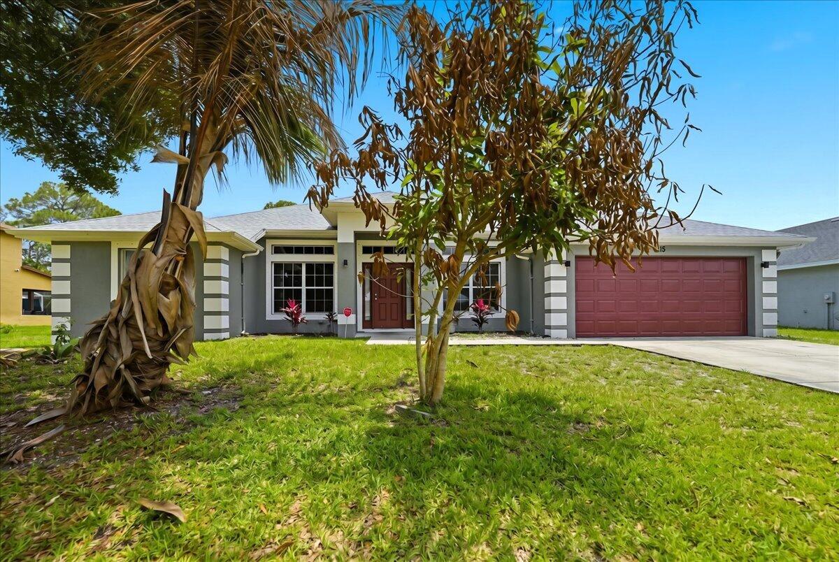 Maximize your portfolio with this income-producing 4-bed, 3-bath single-family asset in Port St. Lucie's high-demand Gatlin/Savona area. Secure immediate ROI with a reliable tenant in place through May 2027, eliminating vacancy risk. Protect your margins with zero HOA restrictions and major near-term CapEx already covered, featuring a brand-new roof (2024) and updated HVAC (2020). Spanning 2,182 sq ft, the low-maintenance tile/LVP flooring, durable granite kitchen, and flexible office space ensure long-term durability. Complete with full storm shutters to reduce insurance premiums and prime access to I-95/Turnpike, this is a premium, low-overhead acquisition.
