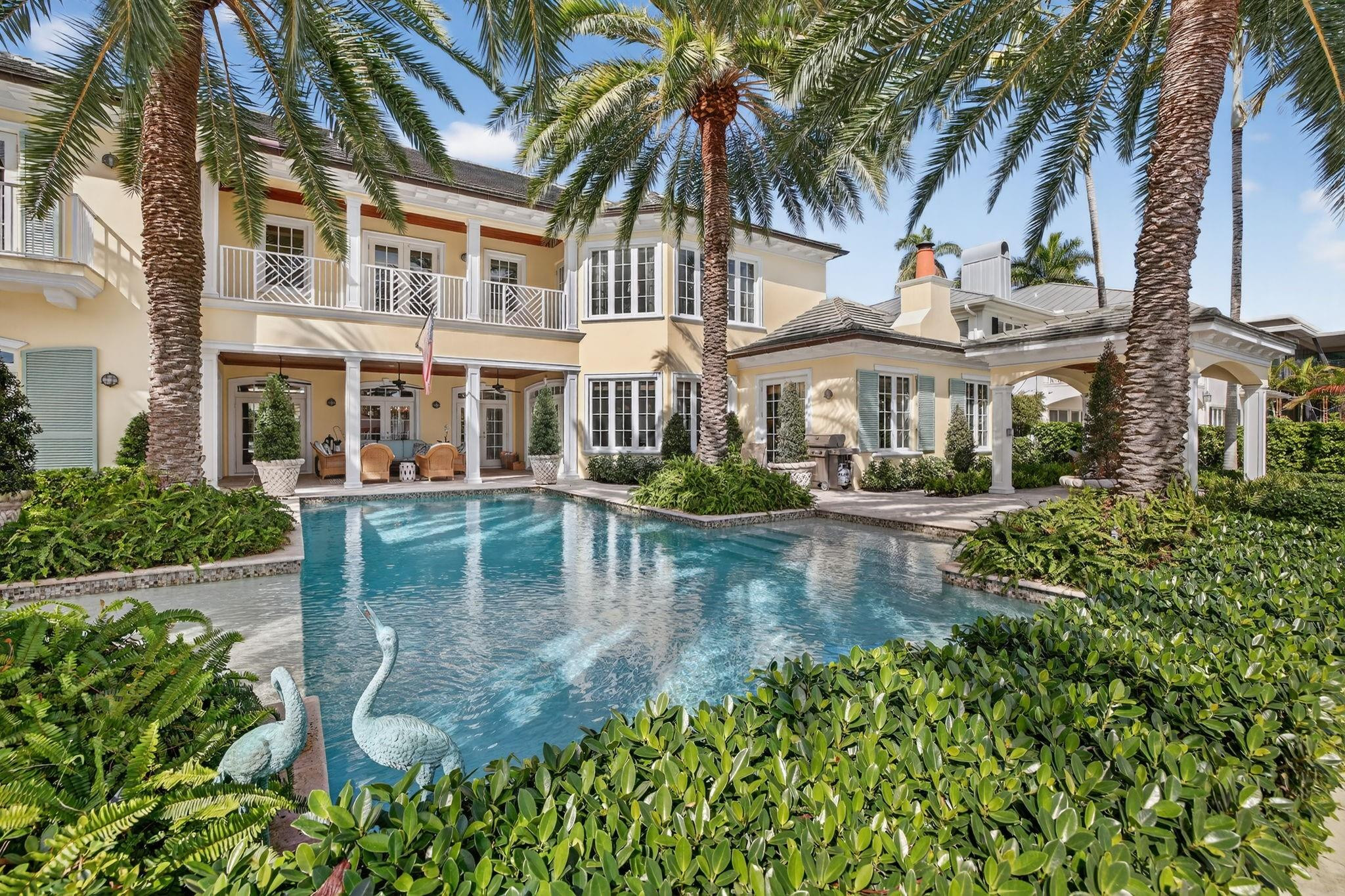 Fabulously located on a wide canal towards the end of highly desirable Isle of Palms! Impeccably presented deepwater custom residence has been meticulously maintained. Boaters will enjoy the 100ft deepwater dockage equipped with floating dock & intracoastal proximity. Exceptional floorplan with an elegant balance of formal living with fireplace & separate dining room, custom millwork.  Expansive water & pool facing gourmet kitchen with walk-in pantry, separate utility/mud room, large living room with fireplace & wet bar, guest bath, adjoining breakfast area. 1st level bedroom suite, cabana bath. Stairs & elevator to 2nd level, large primary suite offers dual baths & closets, 3 additional secondary suites plus bonus loft area (flex bedroom/office/gym). Exceptional East facing pool & gazebo.