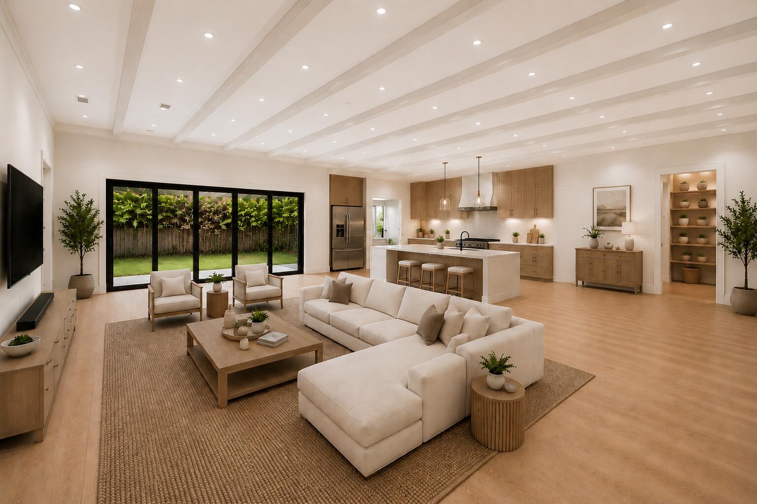 Brand-new custom residence in Sewall's Point's prestigious High Point enclave on the south side. This thoughtfully designed home offers 2,850 square feet under air with 3 bedrooms, 3.5 baths, a dedicated office, all en-suite bedrooms, and a two-car garage with ample storage. Offered early in the construction process, allowing the future owner to participate in final selections and finishes.  Features include 11-foot ceilings, top-of-the-line appliances, and designer finishes throughout. Open-concept layout flows to planned outdoor living with a resort-style pool and fully equipped outdoor kitchen. Connected to municipal sewer with professionally designed landscaping. Exceptional opportunity for customizable new construction in one of South Sewall's Point's most desirable locations.