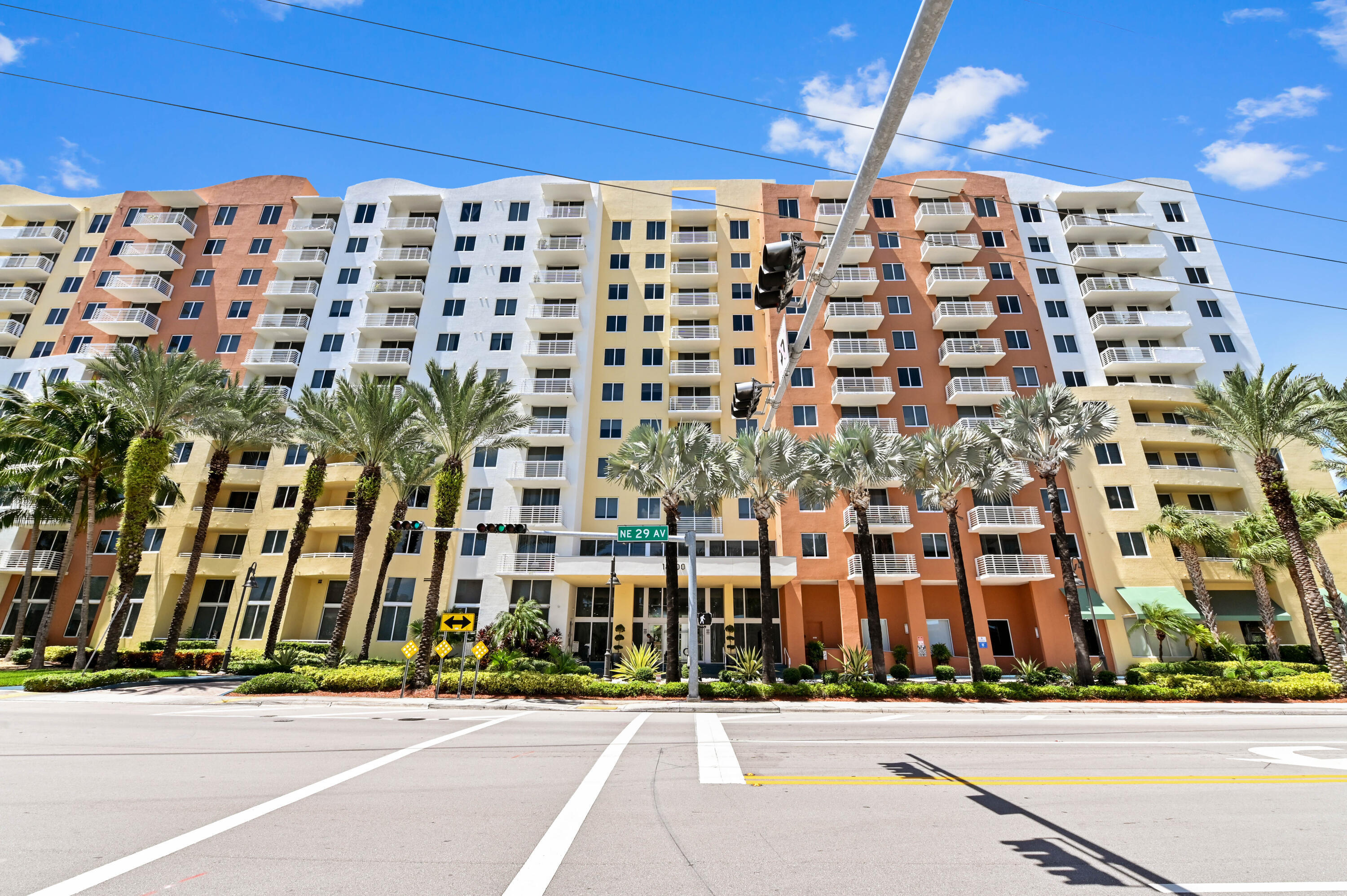 n the heart of Aventura, sits an urban sanctuary - a contemporary 2-bed, 2-bath condominium on the 8th floor of a secure & amenity-rich building. On stepping into the unit, you are met with newer laminate flooring running throughout, bringing an atmosphere of crisp modernity combined with the warm touch of homeliness. The open-plan layout navigates effortlessly through the spaces, enhancing not only functionality but also the sense of openness. The pièce de résistance of the unit is the breathtaking balcony. Covered to provide shade & protection, it brings an essential outdoor dimension to this urban residence. Serving magnificent views of the water, it is an ideal spot for savoring morning coffees as the sun awakens the city or for hosting intimate gatherings under the star-studded sky  Positioned in a prime location, life in this condominium caters to both the homebody and the city squirrel. Within a short walking distance you will find Publix, shops, and restaurants, making daily tasks a mere stroll away. Privacy, comfort, and security are held to high esteem here with 24-hour manned security, a convenient system of optional valet parking, and garage parking located near the door.  The building also boasts an array of amenities designed to offer a balanced and luxurious urban lifestyle. From the two pools for casual morning laps or sun-soaked afternoons, a hot tub for relaxing, an exercise room for fitness enthusiasts, to a theatre and meeting room - this condominium is an embodiment of the live-work-play lifestyle.  The building's desirability is further enhanced by its location in an excellent school district, adding another great advantage to families. This unit is thus a true embodiment of contemporary urban life: it pairs convenience with an aura of comfort and luxury, offering a perfect balance for a vibrant but serene city lifestyle.  Storage Unit available for sale.