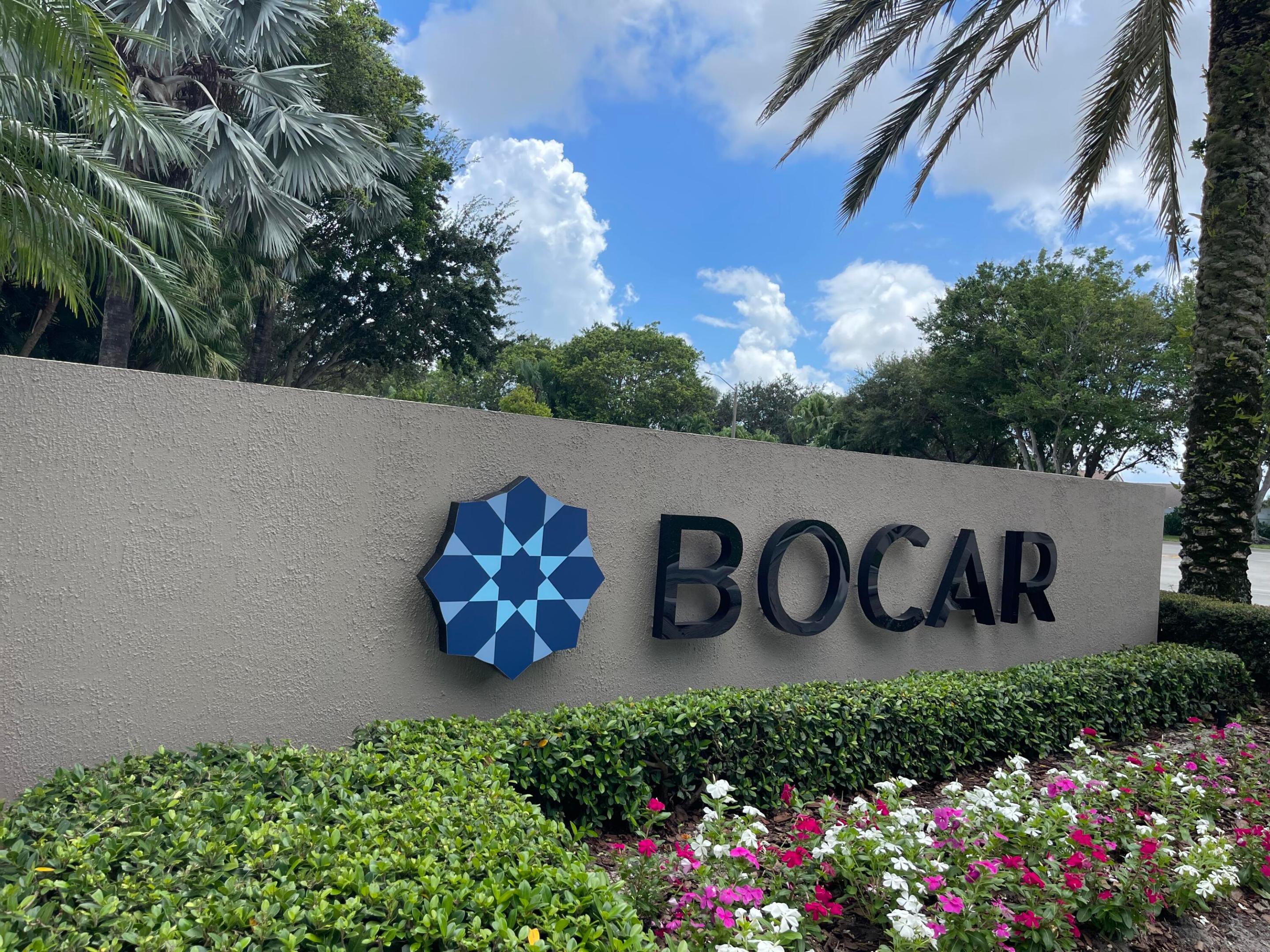 This Furnished 2/2 Bocar Unit is located in Central Boca Raton, best public schools, shopping, gated community with a pool, spa, fitness center, clubhouse, tennis. 20 minutes to Boca Raton beaches.  Furnished Only.
