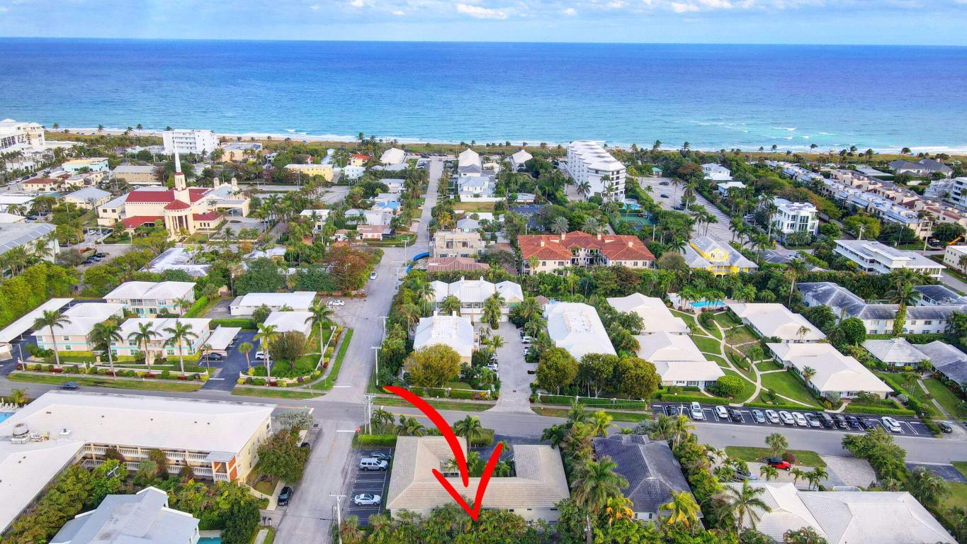 Welcome to East Delray living at its finest with this charming beachside condo.  Located just blocks to the beach, exceptional restaurants, high-end hotels, coffee shops, boutiques, galleries, entertainment and more. Just a quick walk or golf cart ride to the heart of famous Atlantic Avenue. SHORT-TERM RENTALS ALLOWED, right away! This meticulously maintained first floor condo boasts an open living space, a large bedroom, ample storage and an updated bathroom. With an abundance of natural light from the large windows and the charming interior, you'll feel right at home. Enjoy the best of the Delray Beach lifestyle here.