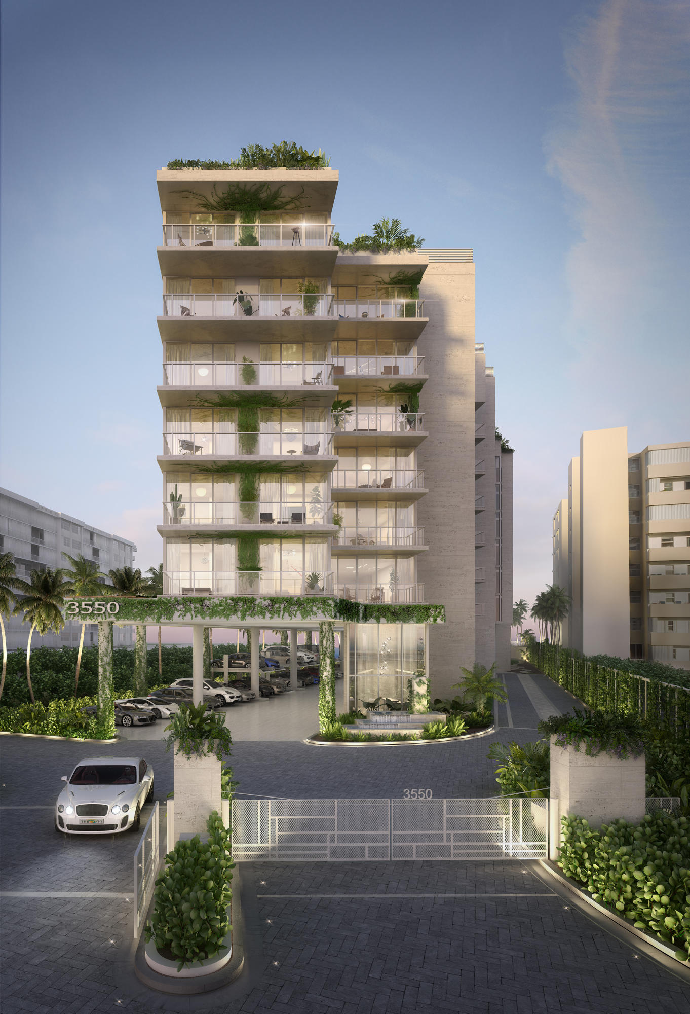 3550 SOUTH OCEAN,  NEW CONSTRUCTION, LUXURY CONDOMINIUMS DIRECTLY ON THE OCEAN.  A modern interpretation of a classic Palm Beach residence.  First new development in over a decade in Palm Beach.  Seven stories; 30 residences; floor-to-ceiling glass; private balconies; direct elevator access; full-time staff; fitness studio; salt water pool; preferred partner of the Forbes Five-Star Rated Eau Spa.  DDG conceirge services.