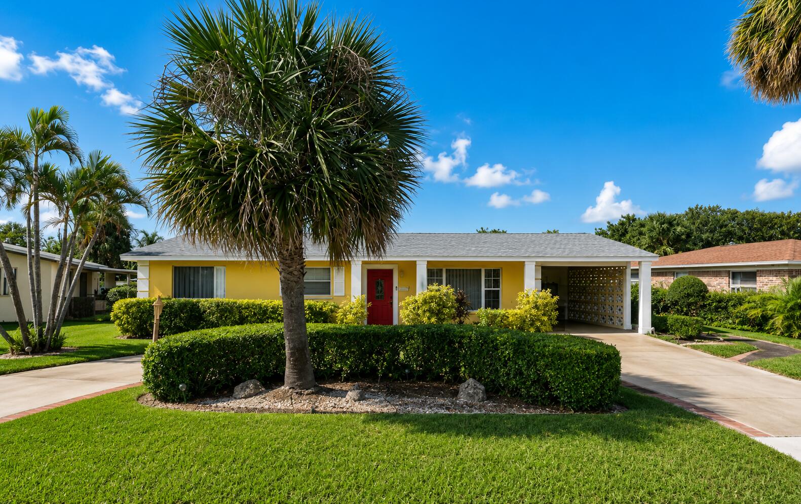 Welcome to this charming 3-bedroom, 2-bathroom residence in Park Manor 5, located in Riviera Beach, Florida. This single-story home offers 1,179 square feet of finished living space, providing comfortable accommodations and practical layouts for everyday living. The thoughtful floor plan efficiently utilizes the available space across three bedrooms and two full baths, making it a functional option for various lifestyle needs. Situated in the established Park Manor 5 community, this property presents an opportunity to become part of this established area. This home awaits your personal touch and vision to make it truly your own.  Prime location just minutes from pristine beaches, shopping, and dining, this home offers the perfect balance of tranquility and convenience. Experience the vibrant lifestyle of Riviera Beach, with exciting recreations at your doorstep.