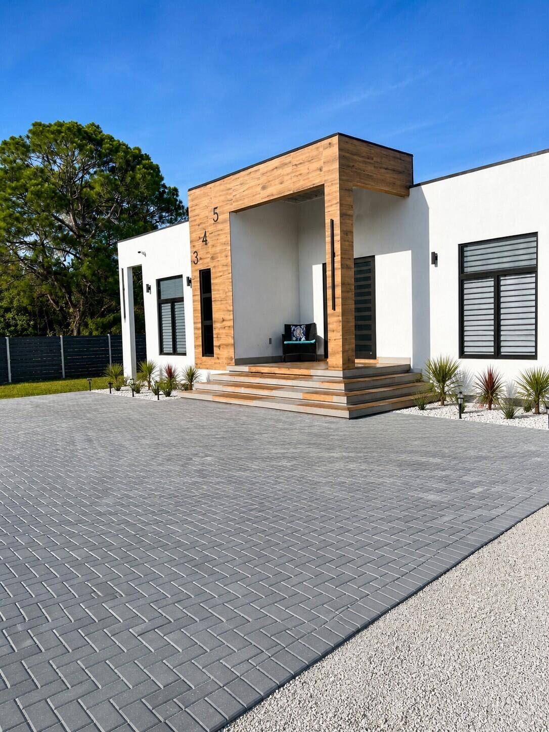 Your Modern Oasis in Montura! Brandnew construction on 1.09 acres with NO HOA—bring your recreational vehicles, equipment, and outdoor lifestyle. Approx. 3,200 SF under roof with 2,800 SF living area, featuring a sleek contemporary kitchen with walkin pantry, impact windows/doors, and a spacious primary suite with multiple closets and private bath. Enjoy an oversized covered patio with outdoor kitchen, full bath, and private bedroom/office.  Property includes a covered livestock shelter, fully paid water softener system, fencing, and ample parking for trucks, trailers, and RVs. Pool permit approved—start building immediately. Highend finishes and modern design throughout. Seller offering up to $5,000 toward buyer closing costs.   (More photos coming soon.)