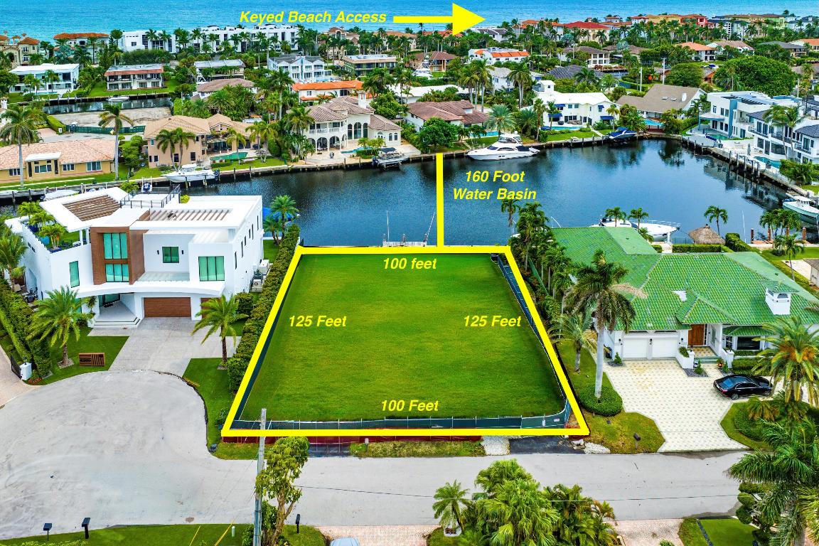 Welcome to 4211 Intracoastal Drive, an exceptional waterfront opportunity within the coveted Bel Lido enclave of Highland Beach. The owner is currently constructing a brand-new seawall, providing valuable peace of mind and long-term structural integrity. Set on an expansive 100' x 125' lot, this property offers sweeping water basin views and a rare 160' wide canal—ideal for yacht and boating enthusiasts. Included in the offering are fully designed plans for a 7,200 SF contemporary residence, with the ability to expand the design to three stories. This remarkable parcel presents a seamless path to creating a world-class coastal estate, where panoramic water views, unmatched privacy, and luxurious coastal living converge. Discover the potential to build your dream waterfront retreat at 4211 Intracoastal Drive.