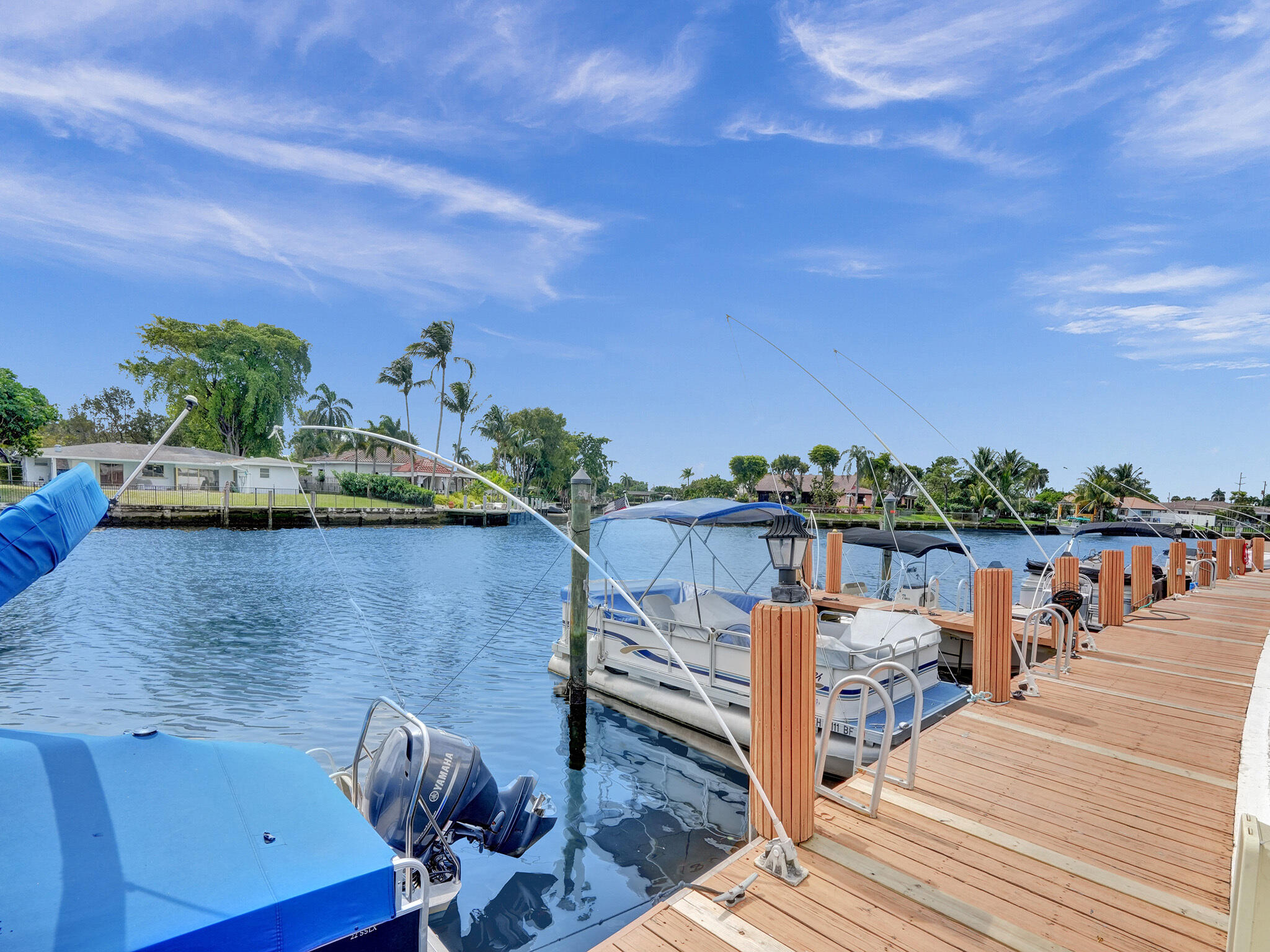 Welcome to Cypress Club, one of Pompano Beach's most desirable waterfront communities! This 2-bedroom, 2-bath condominium features beautiful bamboo wood flooring throughout the main living areas and offers a spacious layout ready for your personal touches. Enjoy the South Florida lifestyle with community amenities, beautifully maintained grounds, and a prime location just minutes from the beach, shopping, dining, and major highways. Boat dock rentals may be available through the association, subject to availability and association approval. Whether you're looking for a primary residence, seasonal getaway. this condo offers exceptional value in a fantastic location.