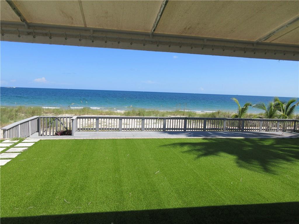 Rarely available beach front lot. One of less than 50 single family home lots located directly on the sand and Atlantic Ocean in Fort Lauderdale. The lot is 50 feet by 189 feet. Don't miss this opportunity to build the home of your dreams. Possibility of also acquiring neighboring lot (additional 50 feet) for total of 100 feet on the Atlantic Ocean.