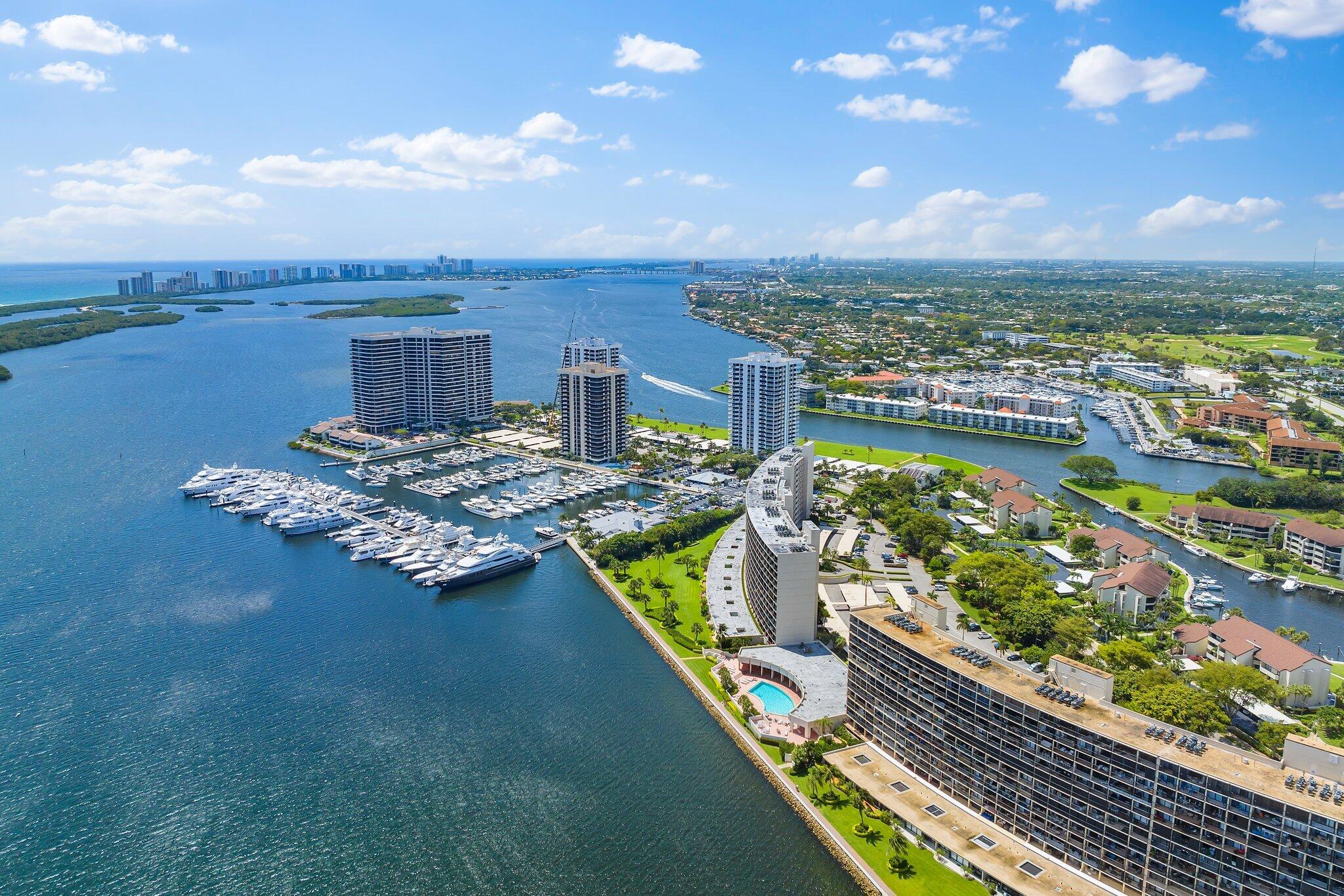 ﻿Reduced!  North Palm Beach! This is truly a keeper! Come and see this extraordinary 3BR/2Bath condo on the intracoastal that has been totally renovated with open concept living very light and airy!  The views from your 90' balcony are incredible from every direction.  As you open the door you'll notice the new floors throughout which leads you to the kitchen area boasting its large quartz center island for dining. The kitchen also has SS appliances, a wine refrigerator, an abundance of fine cabinetry, and plantation shutters.  The two baths have been totally restyled with stunning tile throughout.  The master bedroom en- suite, with water views, has 2 California closets in it, one being a walk in.  All bedrooms have total wall to ceiling water views and a California closet. The incredible 60 acre campus boasts private guarded entry,  private waterfront restaurant, 2 mile walking trail on the fabulous intracoastal, fitness center, huge club room and library.  Close to dozens of amazing waterfront restaurants  and Gardens Mall, miles of beaches and 25 mins from Palm Beach International Airport #ComeJoinUs