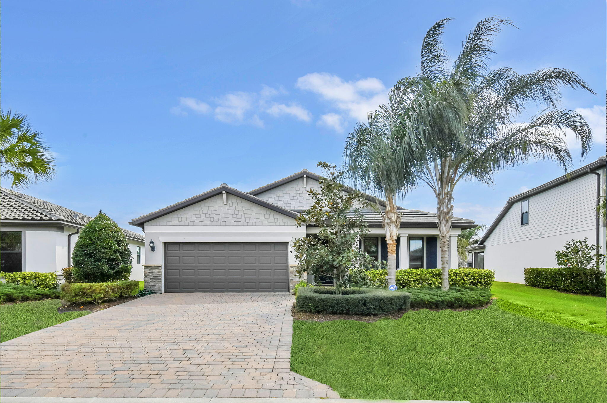 Experience the ultimate in Florida living at Veranda Gardens! This stunning 3-bedroom, 2-bath home with a versatile flex room boasts sparkling lake views and a fully fenced backyard. Entertain or unwind in your screened-in patio and extended open patio, perfect for morning coffee or evening sunsets. Inside, enjoy granite countertops, stainless steel appliances, impact windows, and a built-in alarm system, with landscaping care included for effortless living. The community dazzles with resort-style amenities: clubhouse, fitness center, lap and resort pools, hot tub, tennis, pickleball, basketball, bocce, dog park, and security. Just minutes from the Turnpike, shopping, and dining--luxury and convenience await!