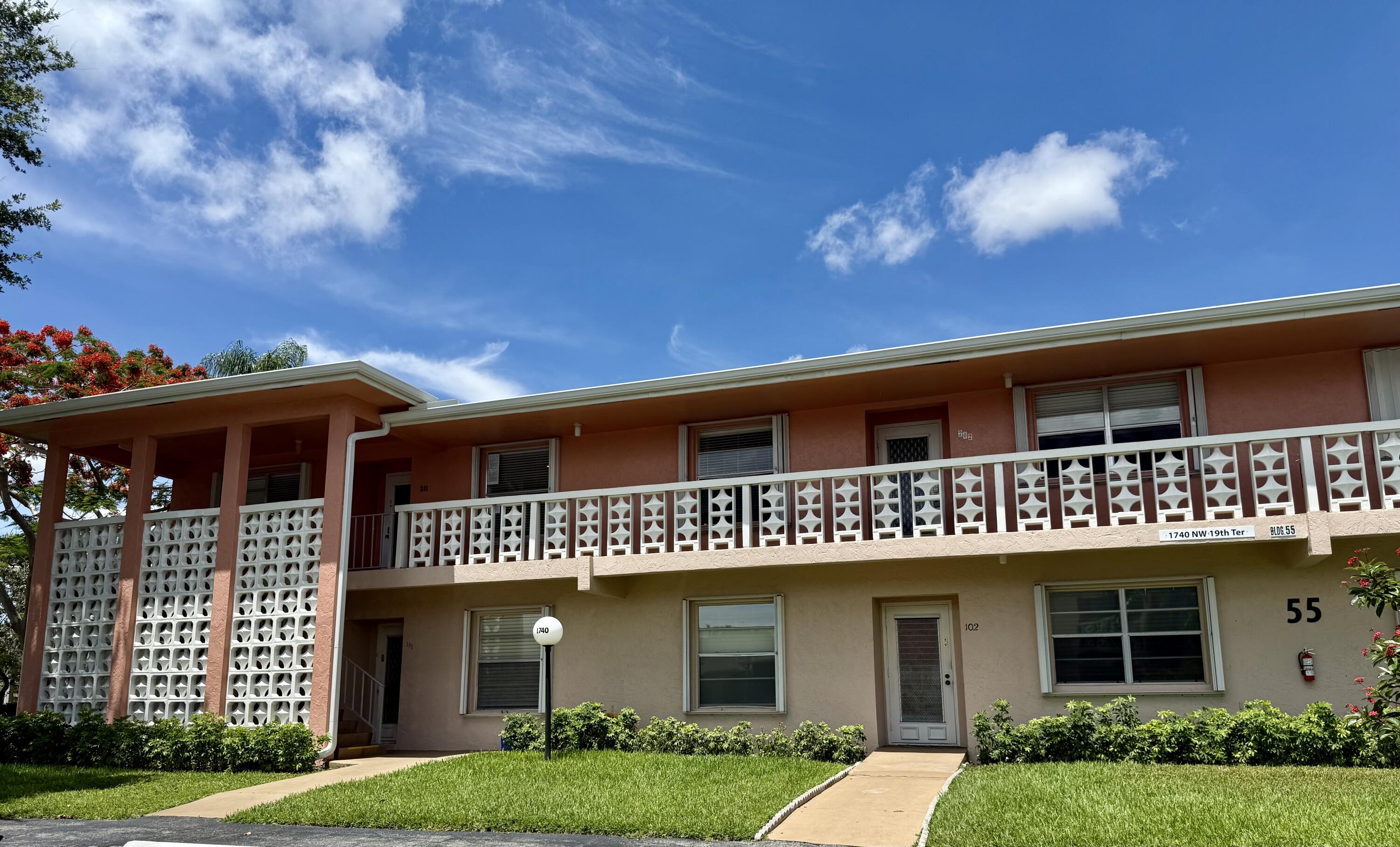 TOTALLY RENOVATED 2ND FLOOR 2 BEDROOM 2 BATH CONDO IN VERY ACTIVE 55+ GATED COMMUNITY.  OPEN KITCHEN WITH HIGH END FEATURES! STAINLESS STEEL APPLIANCES, SOLID WOOD CABINETS, WINE FRIDGE/COFFE BAR, FULL SIZE WASHER AND DRYER.  RECESSED LIGHTING THROUGHOUT THE CONDO.  TILED FLOORS, CUSTOM OFFICE SPACE WITH BUILT IN DESK.  2 MASTER SUITES. CUSTOM  2ND BATHROOM WITH FULL SIZE SHOWER!  2025 AC. THIS COMMUNITY OFFERS 2 CLUBHOUSES.  THE NORTH CLUBHOUSE WAS  RENOVATED AND IS NOW OPEN.  INCLUDES A STATE OF THE ART FITNESS CENTER, GAME ROOM WITH CARD TABLES, POOL TABLE AND BAR FOR SOCIALIZING. ALSO A POOL, HOT TUB, TENNIS COURTS AND BARBECUE AREA.   SOUTH CLUBHOUSE IS WHERE THE MANAGEMENT OFFICE IS AND INCLUDES MEETING AREA, LIBRARY, POOL, HOT TUB, PICKLEBALL COURTS, AND A CAR WASH/DRY AREA.  MINUTES TO  AENUE AND BEACH.  INTERNET AND CABLE ARE INCLUDED IN THE HOA.  NO RENTING FOR 2 YEARS.