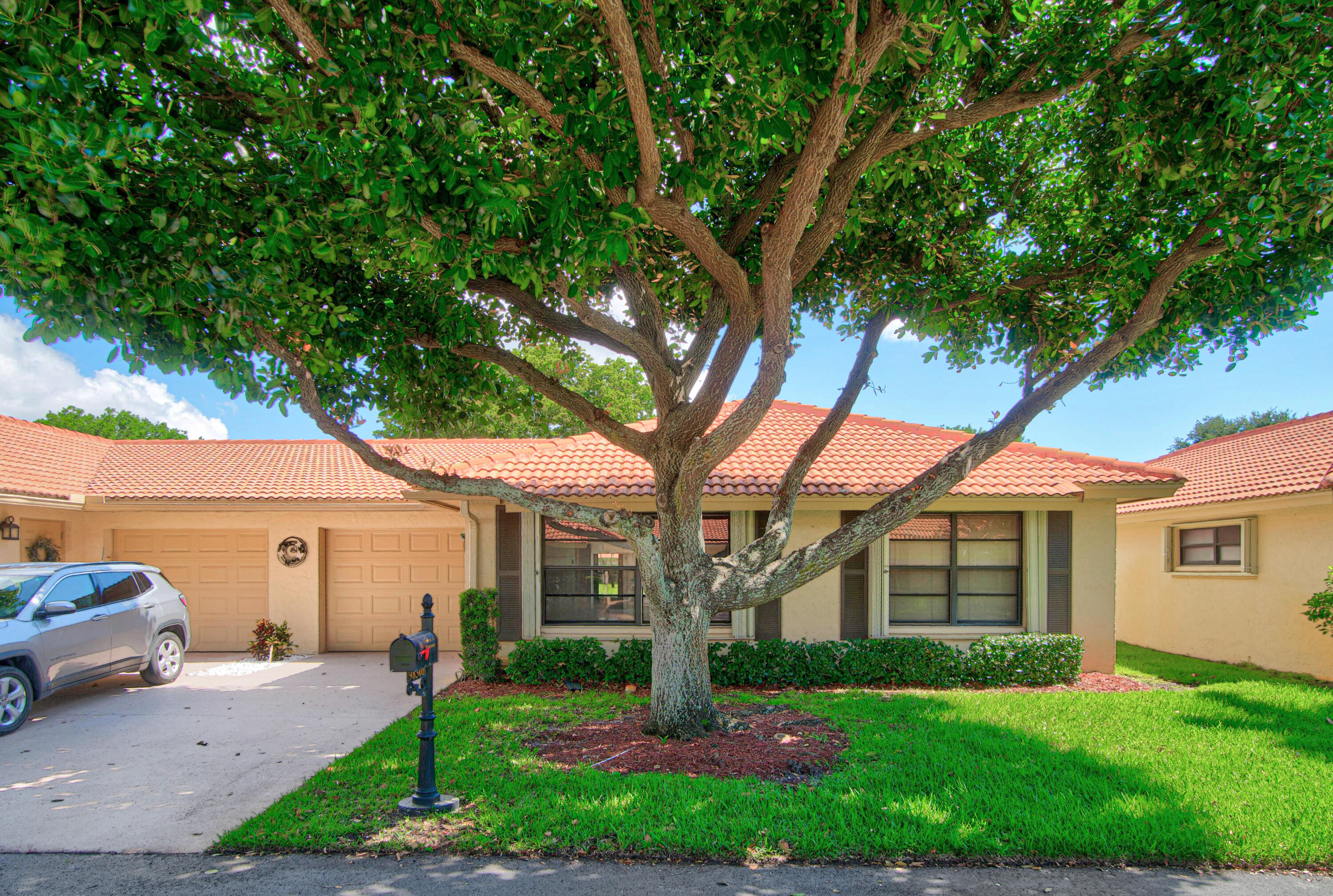 Bent Tree Villa West is within a private gated adult community. This location offers a neighborhood feel with mature landscape, friendly neighbors with active supportive life style. This villa is located on one of the premier locations on a quiet cul-de-sac. With an open view private street that is not used due to the layout of the community.  The home has been well maintained and just completed additional landscaping , fully painted Interior new carpeting in living room. The cabinetry in the kitchen is hardwood and white. There is hardwood flooring upgraded in the bedroom for comfort. The home is done all earth tones and flows nicely with an Open and airy floor plan.   The HOA operates with a surplus including exterior insurance a