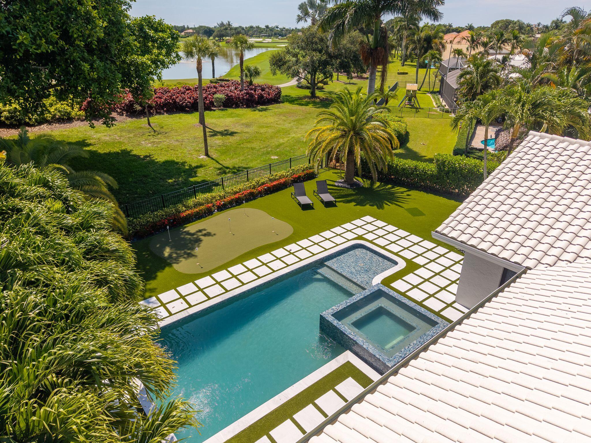 For the renter who refuses to compromise, this is it.  Available now and accepting reservations for the 2027 season. Flexible lease terms available, including monthly, seasonal, off-season, and annual rentals.    Luxury rentals of this caliber are exceptionally rare in Palm Beach Gardens.    Nestled in one of Palm Beach Gardens' most desirable non-HOA neighborhoods, this fully furnished luxury retreat enjoys spectacular views overlooking the 18th tee of the BallenIsles golf course while offering a level of privacy, flexibility, and convenience that is increasingly difficult to find.  Designed for those who appreciate quality, comfort, and effortless living, the home features 3 spacious bedrooms, a private office, 2 full bathrooms, and 1 half bath, all thoughtfully furnished and beautifully appointed.    Step outside and discover your own private resort. Enjoy a heated saltwater pool, dramatic overflow spa, putting green, lush tropical landscaping, extensive architectural lighting, and multiple outdoor living spaces designed for both relaxation and entertaining—all set against the backdrop of sweeping golf course views.    The location is simply unmatched. Walk to the Palm Beach Gardens Tennis & Pickleball Center, nearby dining, and scenic walking trails. Just minutes away are The Gardens Mall, Downtown Palm Beach Gardens, PGA National, world-class golf clubs, beautiful beaches, marinas, and some of the area's finest shopping and restaurants.  Whether you're seeking a seasonal escape, executive rental, relocation home, or luxury residence while building or renovating, you'll be hard-pressed to find another property that offers this level of quality, privacy, location, and lifestyle. Offered fully furnished and turnkey with utilities, water, cable, high-speed internet, lawn care, and pool service included for a truly effortless luxury living experience.  Rental Rates : November-April: $18,000/month • Annual Lease (7+ months): $12,000/month • Leases Under 7 Months: $18,000/month. Tenant to pay 13% tax on leases less than 6 months and a day.