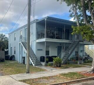 Discover an exceptional investment opportunity in the heart of West Palm Beach with this well-maintained quadruplex. Each of the four units offers a comfortable 2-bedroom, 1-bathroom layout, delivering strong income-producing potential and consistent rental appeal. Individually metered for both electricity and water, each unit operates independently, simplifying management and reducing overhead for the savvy investor. Ideally situated just minutes from Downtown West Palm Beach and the Brightline station, this property offers tenants unbeatable access to Clematis Street, Palm Beach Outlets, and an abundance of local dining, shopping, and entertainment. Whether you're expanding your portfolio or stepping into real estate investment for the first time, this quadruplex checks every box.