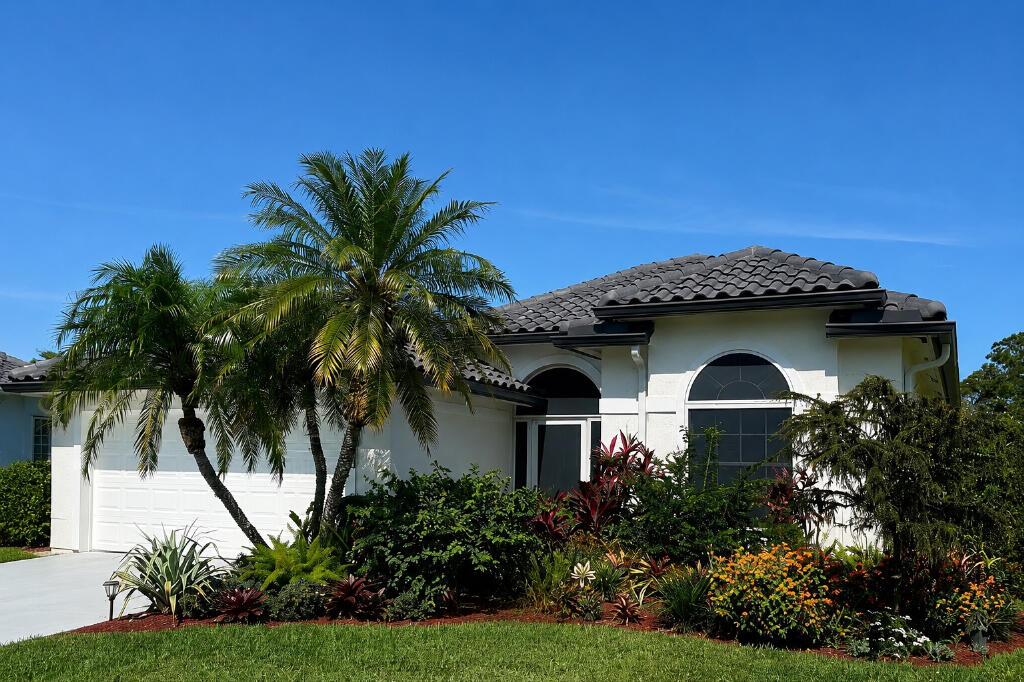 Welcome to your own private lakeside oasis! This beautifully updated 3-bedroom, 2-bathroom CBS pool home in a gated community offers 1,882 sq. ft. under air (2,400 total sq. ft.) of carefree living and perfectly situated on a quiet unique cul-de-sac lot within Mariner Village with no rear, front or south neighbors. Step inside to discover a fully renovated kitchen, bathrooms, textured knockdown high vaulted ceilings and luxury vinyl flooring (2021), offering modern finishes combining an effortless open floor concept. Step through the sliders to find an expansive new screened lanai enclosure with upgraded screens (2026) and a heated pool (electric heat pump, 2022).  Outdoor living is taken to the next level with a shimmering pool, paver deck and external hot tub overlooking the tranquil lake and natural preserves! Peace of mind and security comes standard with complete hurricane protection, including security/impact screens on all windows, impact garage door and sliders on the rear patio. Home is also wired and currently has security and cameras. Other upgrades include a new barrel tile roof with enhanced two-layer peel and stick system and 7-inch gutters (2025), fresh exterior paint (2026), a 2019 HVAC system and a 2022 water heater. The home is beautifully landscaped utilizing an economical lake fed irrigation. HOA amenities include a gated community, internet and cable TV, front landscape service, a community pool and basketball/pickleball/tennis courts. This home is a one-of-a-kind in this community!! What we love about our home: This home is the rare combination of total privacy, modern updates, and easy living. Sitting on a unique one-of-a-kind cul-de-sac lot in the entire community of over 300 homes, with no neighbors in front, behind, or to one side, it feels like a hidden sanctuary along with a beautiful outdoor area perfect for relaxation and entertainment. Inside, the open layout is bright, modern, and completely move-in ready. With a brand-new roof, newer appliances, full hurricane protection, and an HOA that handles your internet, cable, and front lawn maintenance, you can step right into a carefree Florida lifestyle!