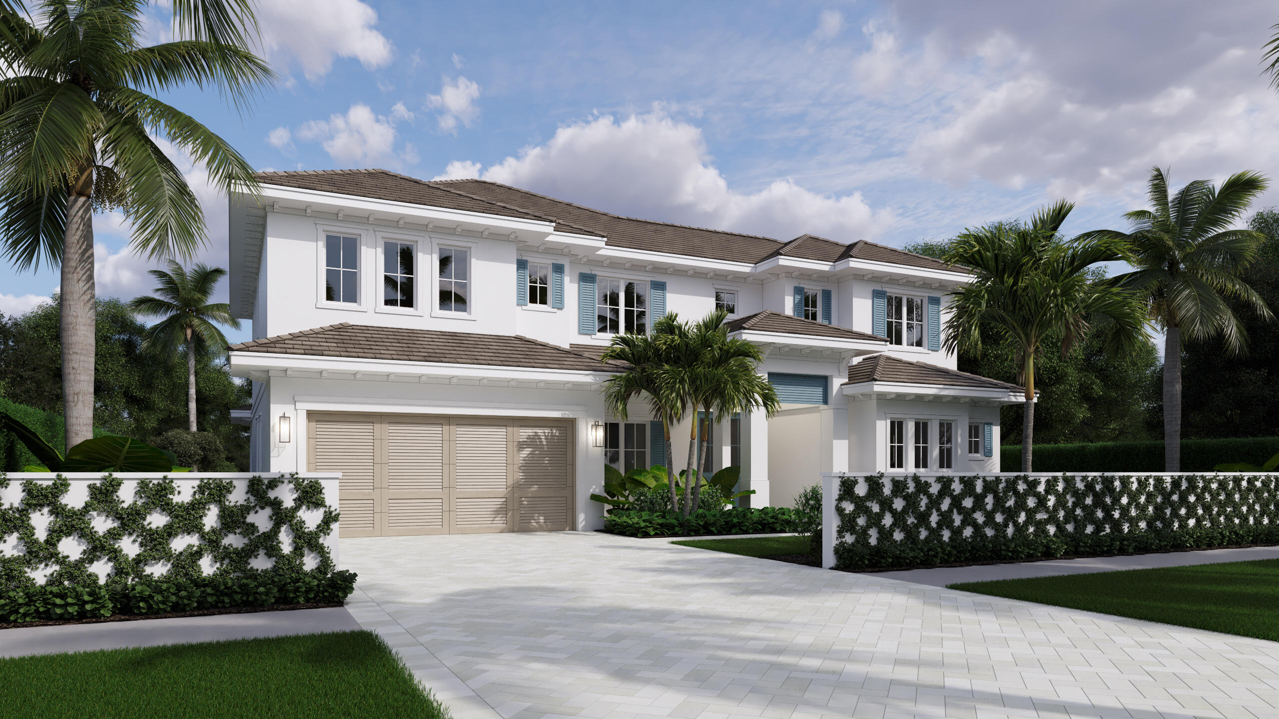 Discover the stunning coastal home at 235 Forest Hill Blvd., ready August 2026. This two-story residence features 5 bedrooms, 5.5 bathrooms, plus a dedicated office, a mudroom and a large loft. The kitchen offers custom white oak cabinetry, Thermador appliances and a walk-in pantry. The primary suite boasts an oversized closet, dedicated laundry, breakfast bar, and luxurious marble bathroom. Exterior highlights include a large covered patio, summer kitchen, saltwater pool, and a fully fenced yard with lush landscaping. Don't miss this exceptional property--call for more details!