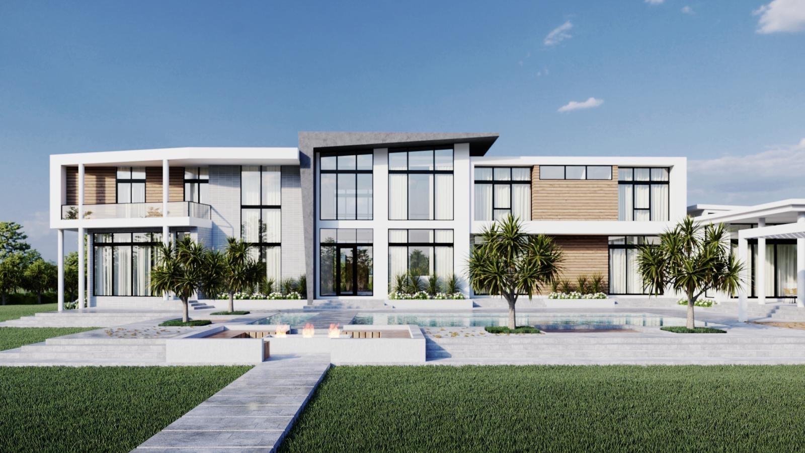 Luxury new construction in the prestigious Stone Creek of Southwest Ranches! This modern estate sits on 2.5 acres and offers over 9,200 Sq Ft under A/C. Designed for both elegance and functionality, the home will feature 8 bedrooms, 8.5 bathrooms, playroom, family room, gym, sport bar/flex space, elevator, and two laundry rooms. The chef’s kitchen offers dual islands, walk-in pantry, high-end appliances, upstairs kitchenette. The master suite is a private retreat with terrace and two oversized walk-in closets. With permits in place and construction underway, this is a rare opportunity to customize your dream home in one of South Florida’s most desirable communities. The sky is the limit with this truly exceptional estate.