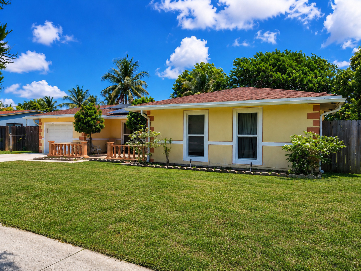 No more worrying about high electric bills in the south Florida heat. This spacious home in Margate is equipped with solar panels, making your average electric bill less than a trip to McDonald's!  With 1,850 square feet of comfortable living space, hurricane impact windows, a garage, large kitchen open to the family room, and nice sized fenced yard, this 4 bedroom home situated in an established community is perfect for those looking for space while remaining budget friendly.  Solar panels (2023), A/C (2022), impact windows and water heater (2021). Interior pictures will be posted soon. Showings will begin Friday, June 12