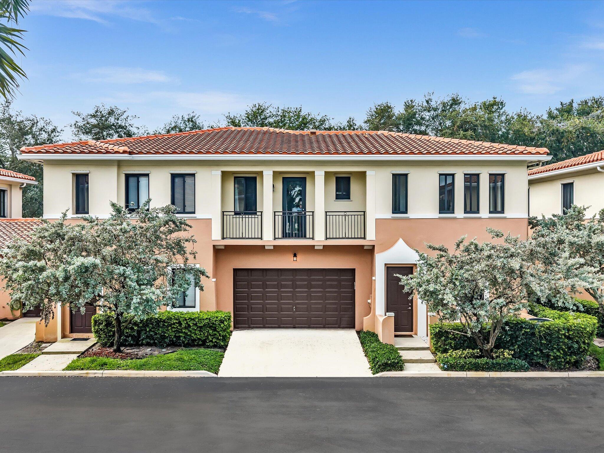Welcome to this beautifully maintained 2-story townhome featuring 3 bedrooms, 2.5 bathrooms, and a versatile den that can be used as a home office or flex space. Enjoy an open, light-filled floor plan and the largest layout in the community, with soaring ceilings, spacious living and dining areas, and an updated kitchen with granite countertops, wood cabinetry, and modern appliances. Relax on your private balcony and patio, and enjoy the convenience of upstairs laundry. Located in a secure gated community, just steps from the community pool and minutes from shopping, dining, entertainment, and the best of both Delray Beach and Boynton Beach. Move-in ready and ideally located. Schedule your showing today! Available for Move-in August 1, 2026