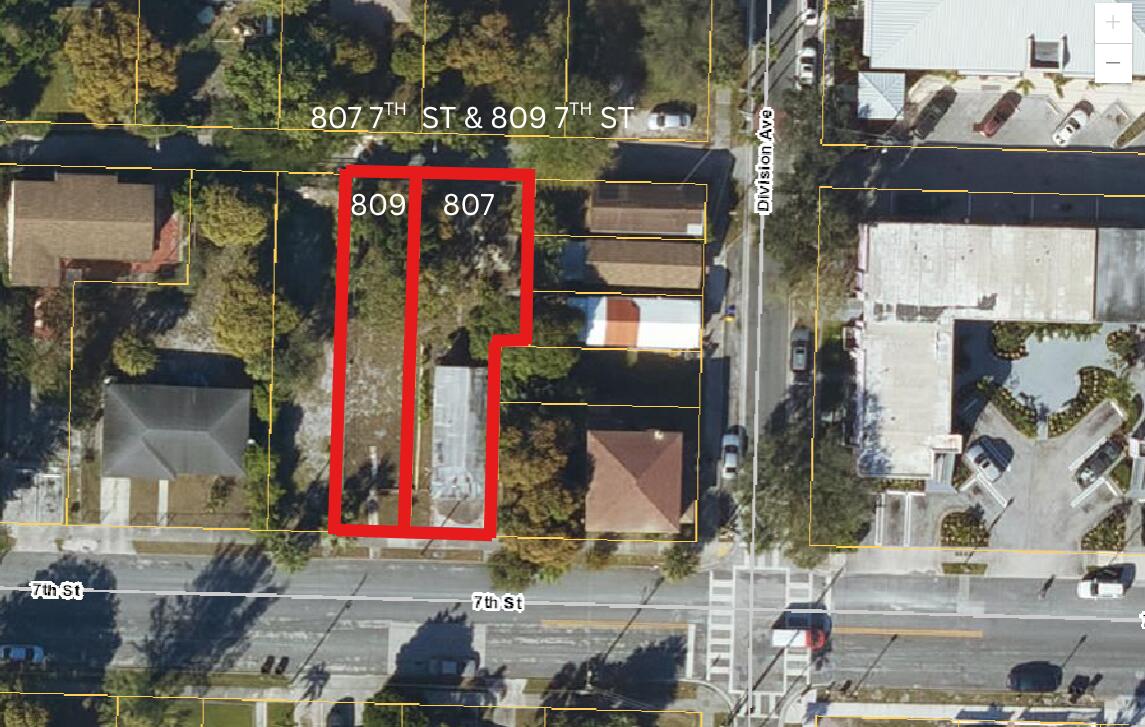 GREAT INVESTMENT OPPORTUNITY! Property is being sold together with the adjacent single-family home located at 807 7th St, West Palm Beach, offering additional potential for expansion, assemblage, or redevelopment. Prime location near Downtown West Palm Beach with strong development potential and favorable zoning opportunities. Conveniently situated near the highly anticipated 40-acre NORA District redevelopment, transforming the surrounding historic industrial corridor into a vibrant mixed-use destination. Excellent opportunity for investors, developers, or owner-users looking to capitalize on the area's rapid growth. Call listing agent today!