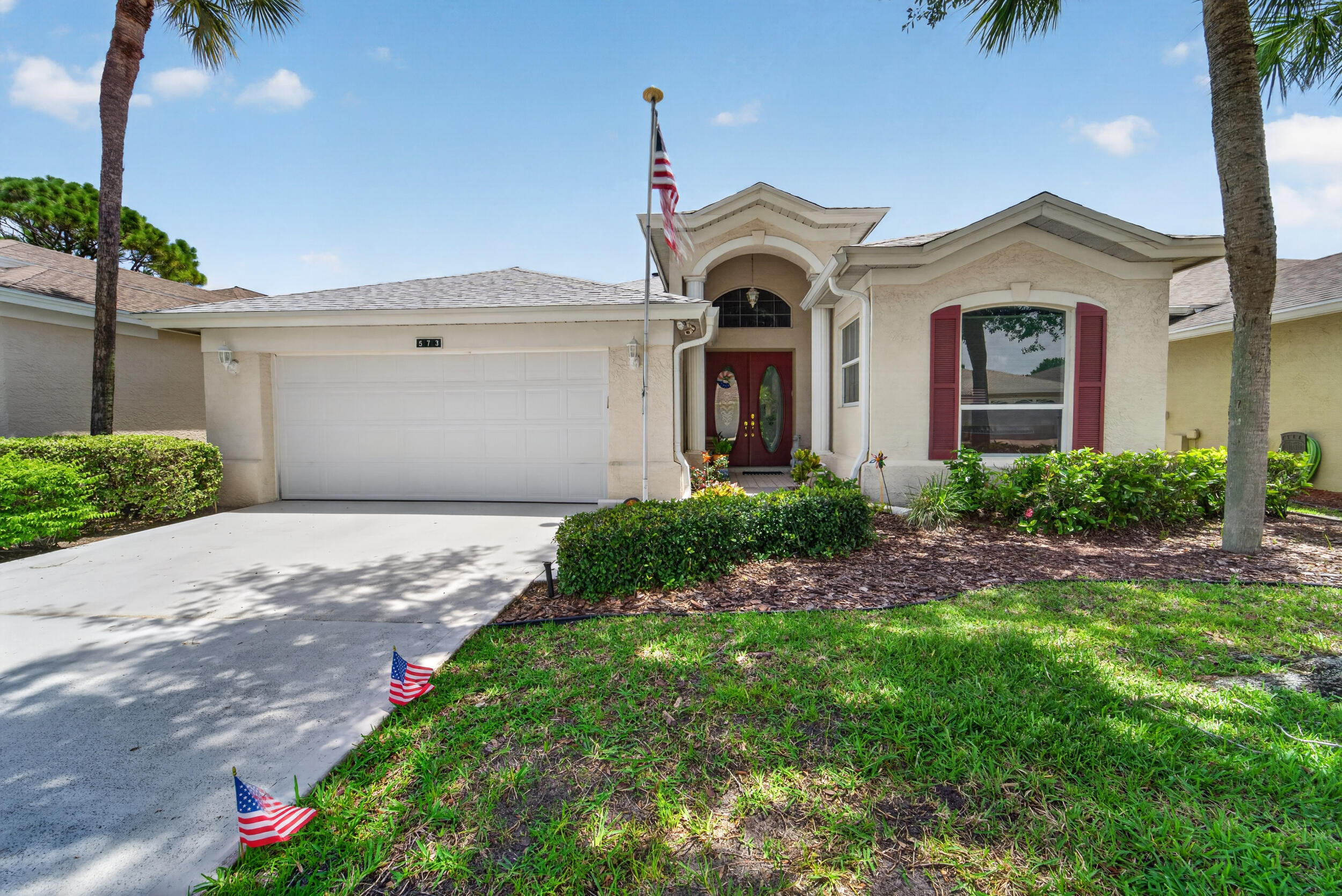 Fabulously remodeled 2-Bed, 2-Bath + Den/Office in Kings Isle, Port St. Lucie FL 34986 - 55+ Community! Immaculate, move-in-ready home. New Roof 2023 • New Water Heater 2025 • Magnificent remodeled Kitchen: soft close cabinets, upgraded appliances • Renovated Master Bath • Fireplace • Plantation Shutters  • No Carpet Anywhere • Enhanced Lanai • Den/Office Flex Space.  The remodeled kitchen and renovated master bath offer the updated look todays buyers want, while the den/office suits a home office or guest space. Kings Isle is a gated, close-knit 55+ community in St. Lucie West with a 15,000 sq. ft. clubhouse, pool, fitness center, tennis, bocce, shuffleboard, and an active social calendar. Minutes to shopping, hospital, Tradition, the beaches and I-95. Schedule your showing today.